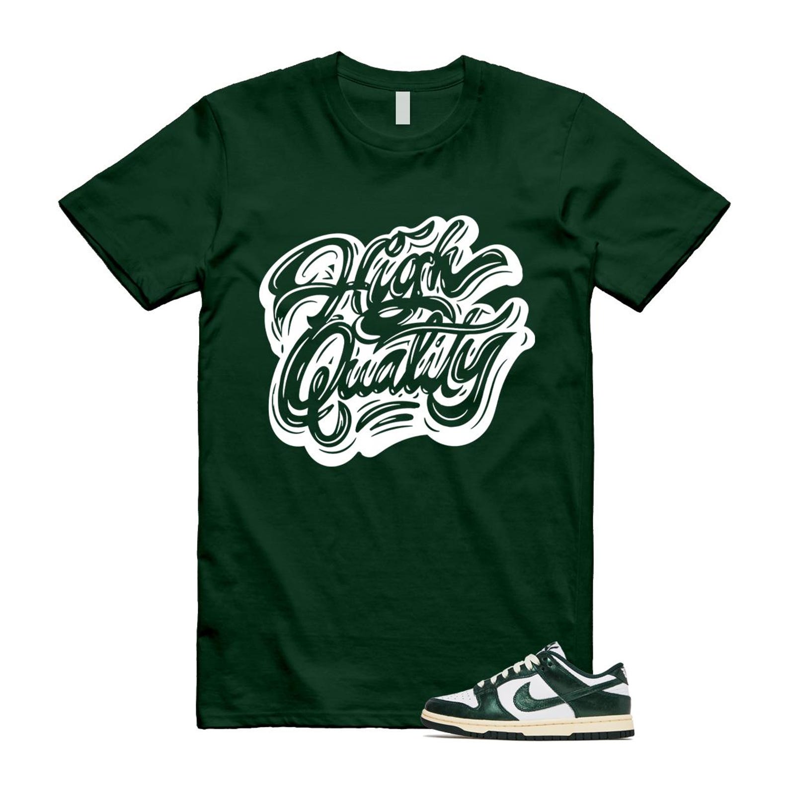 Dunk Vintage Green White Pro Coconut Milk T Shirt Match HIGH DV0833-111 T-Shirt, Sneaker Match Tee