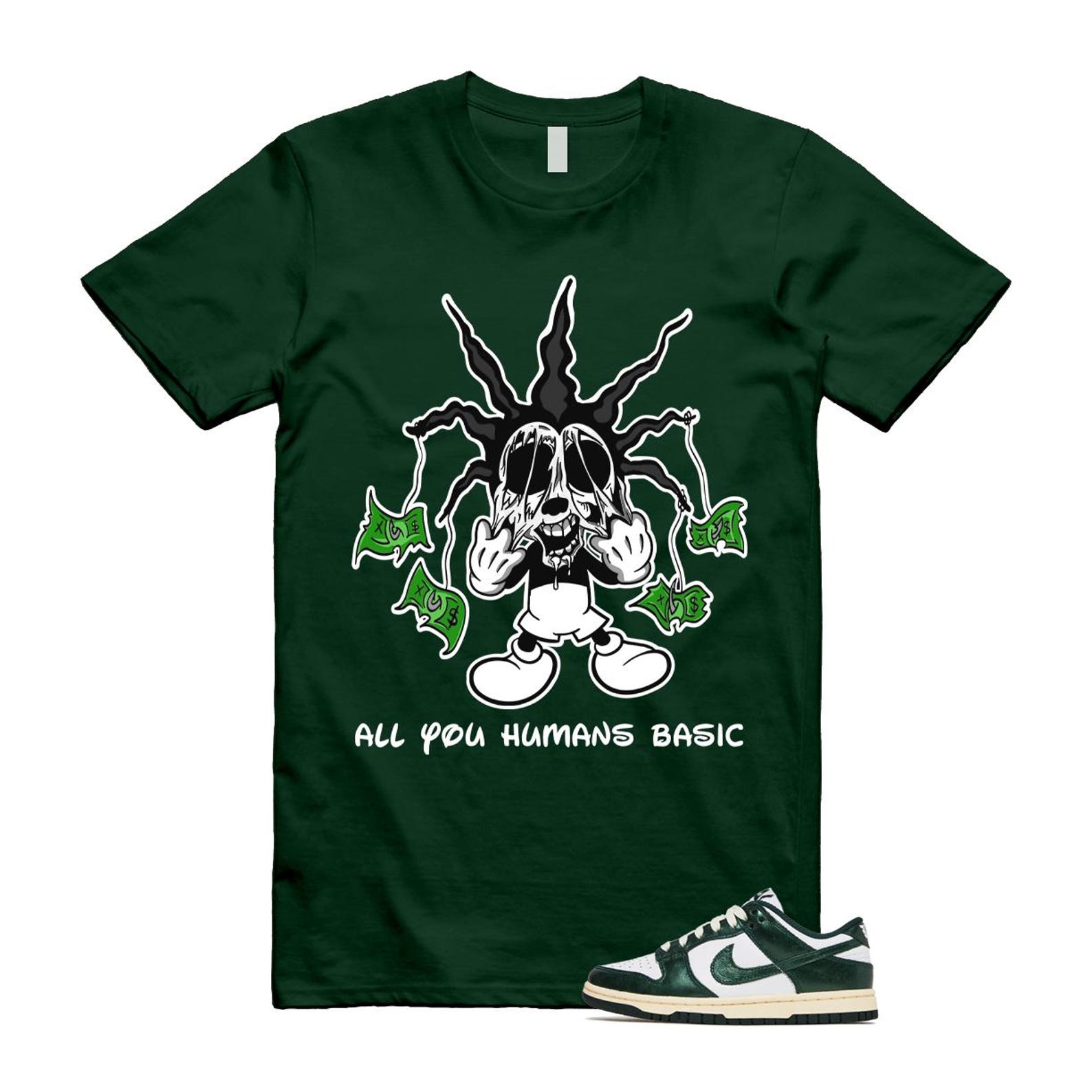 Dunk Vintage Green White Pro Coconut Milk T Shirt Match HOOK DV0833-111 T-Shirt, Sneaker Match Tee