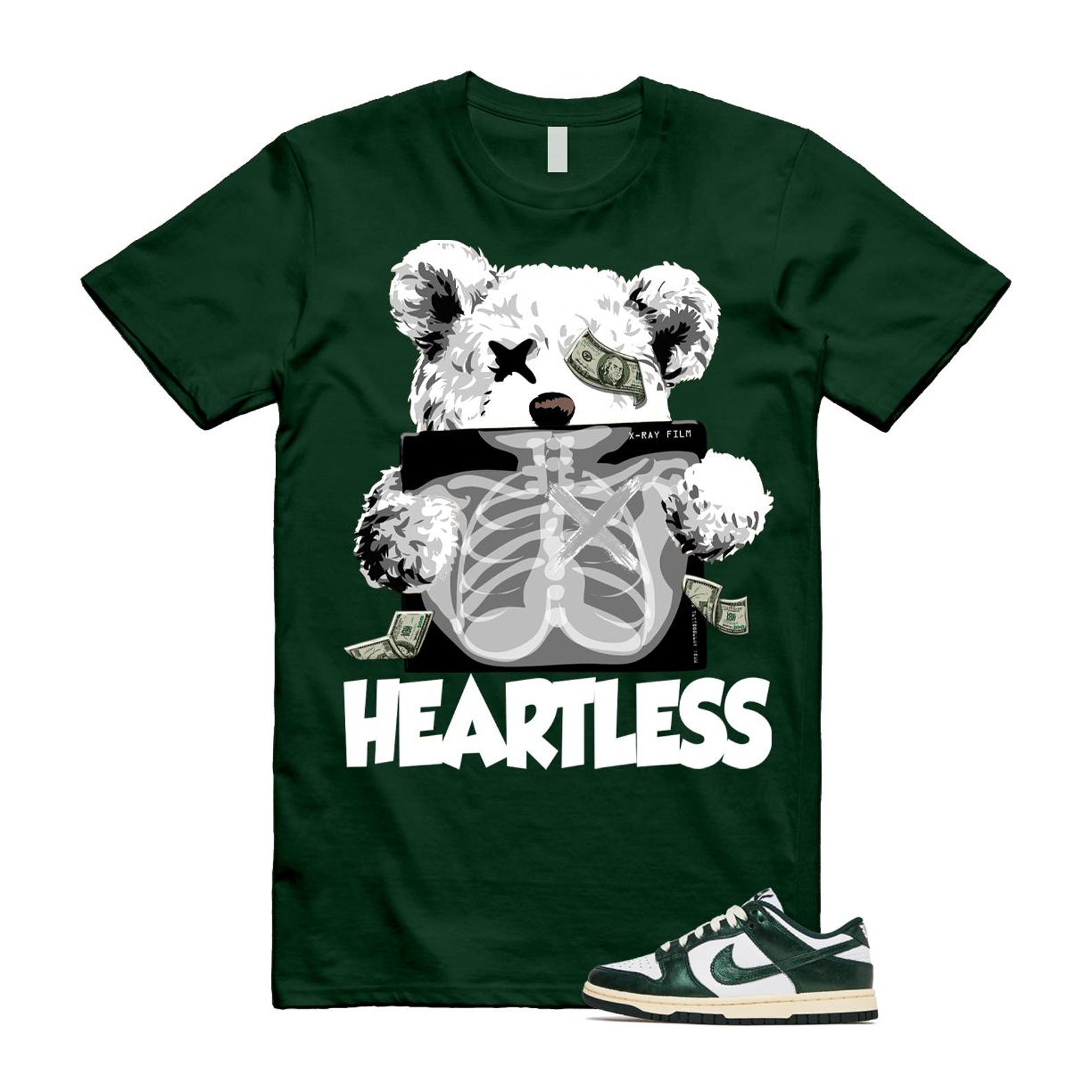 Dunk Vintage Green White Pro Coconut Milk T Shirt Match HEART DV0833-111 T-Shirt, Sneaker Match Tee