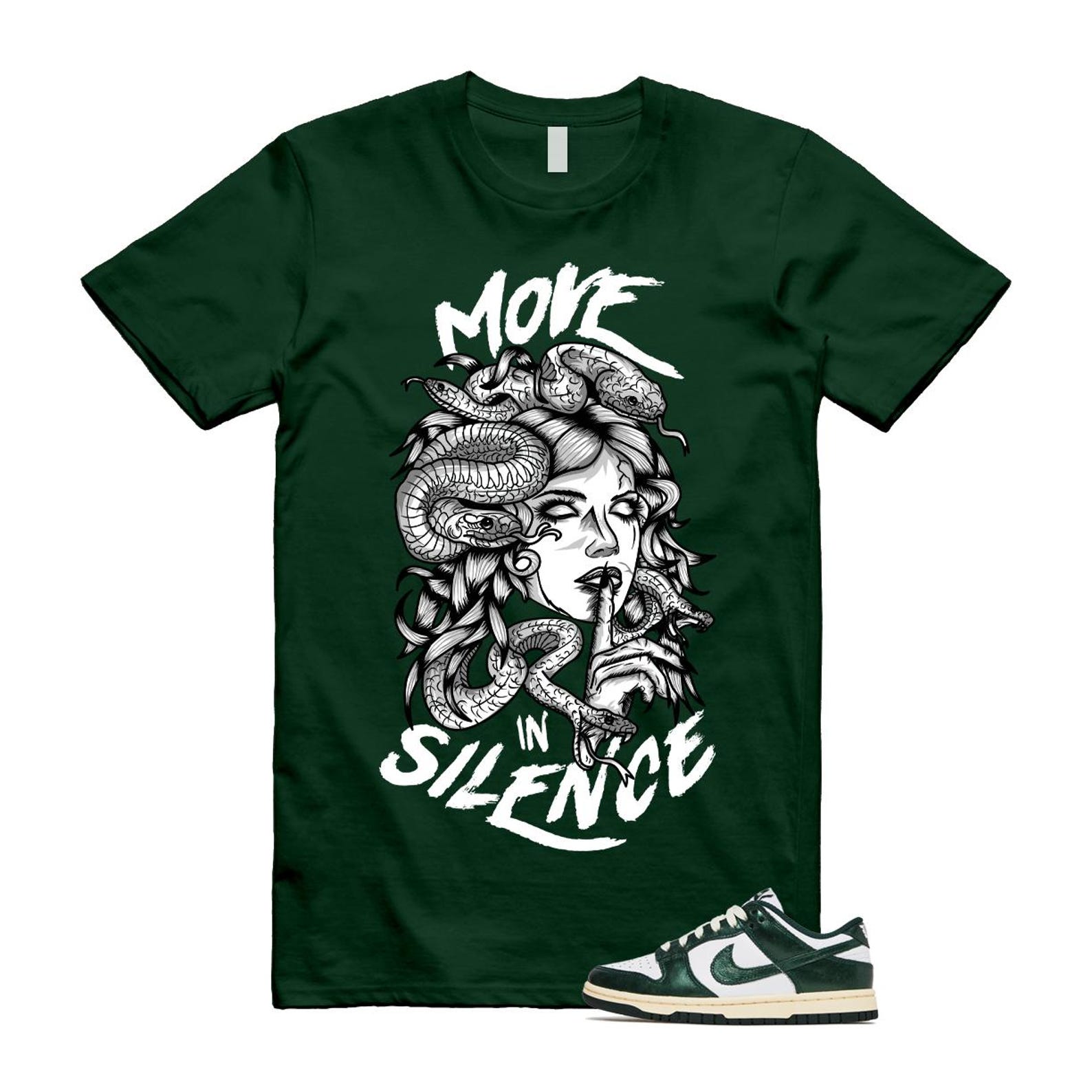Dunk Vintage Green White Pro Coconut Milk T Shirt Match MIS DV0833-111 T-Shirt, Sneaker Match Tee