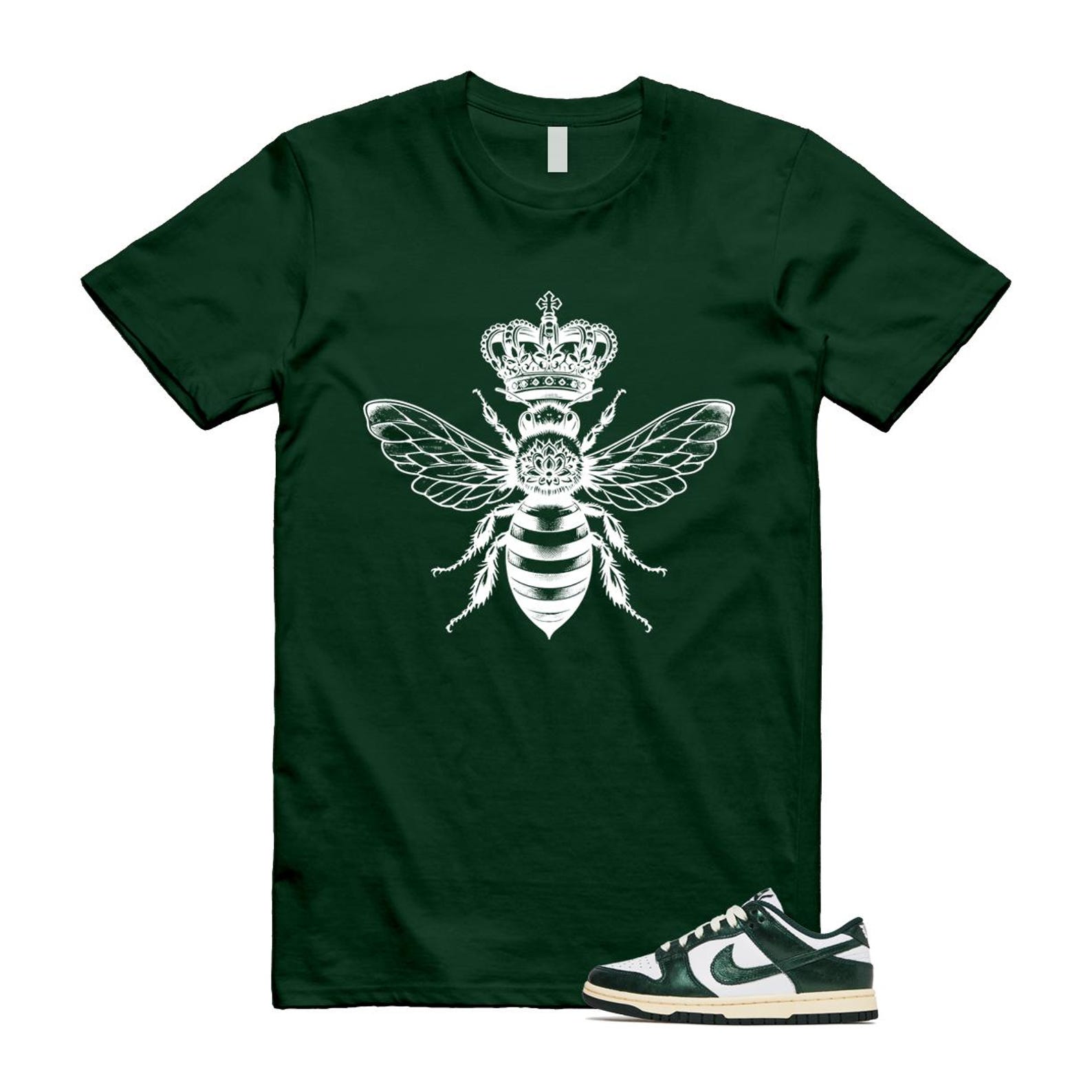 Dunk Vintage Green White Pro Coconut Milk T Shirt Match BEE DV0833-111 T-Shirt, Sneaker Match Tee