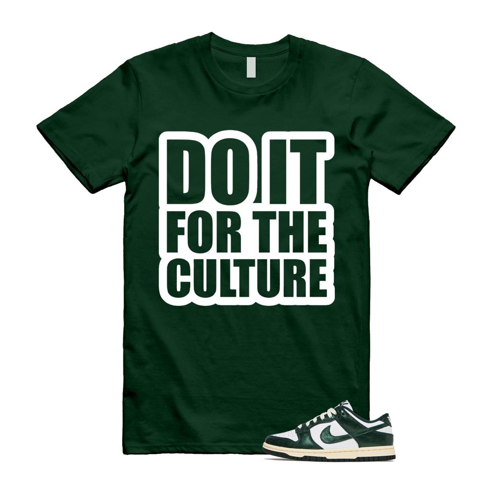 Dunk Vintage Green White Pro Coconut Milk T Shirt Match CULTURE DV0833-111 T-Shirt, Sneaker Match Tee