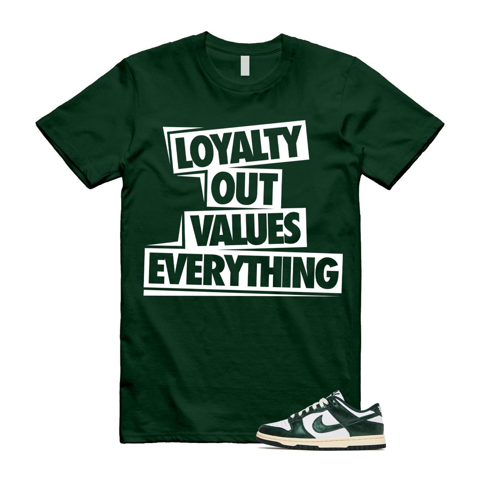 Dunk Vintage Green White Pro Coconut Milk T Shirt Match LOVE DV0833-111 T-Shirt, Sneaker Match Tee