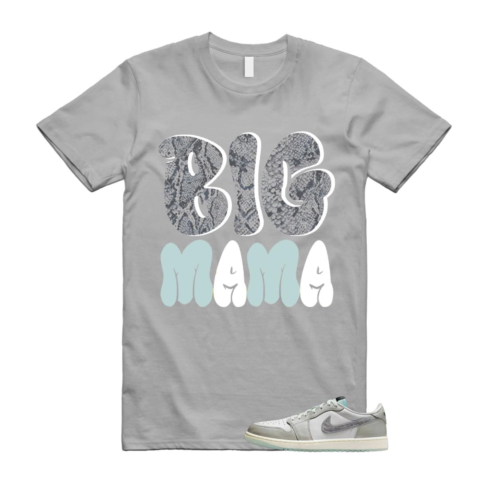 1 Year of the Snake Summit White Photon Dust Barely Green T Shirt Match Big MAMA HF3144-100 T-Shirt, Sneaker Match Tee