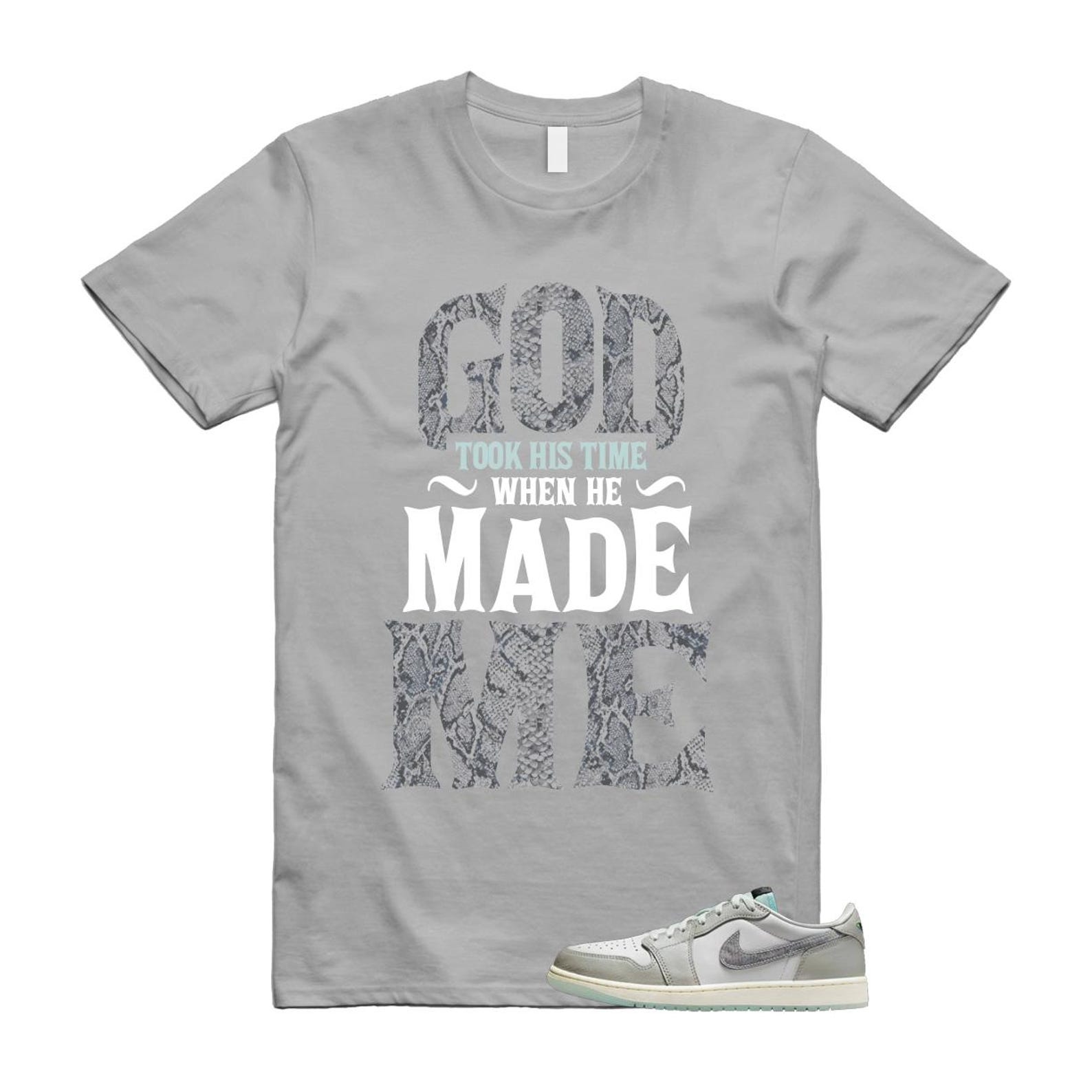 1 Year of the Snake Summit White Photon Dust Barely Green T Shirt Match God's Got My Back took His time when He made you HF3144-100 T-Shirt, Sneaker Match Tee