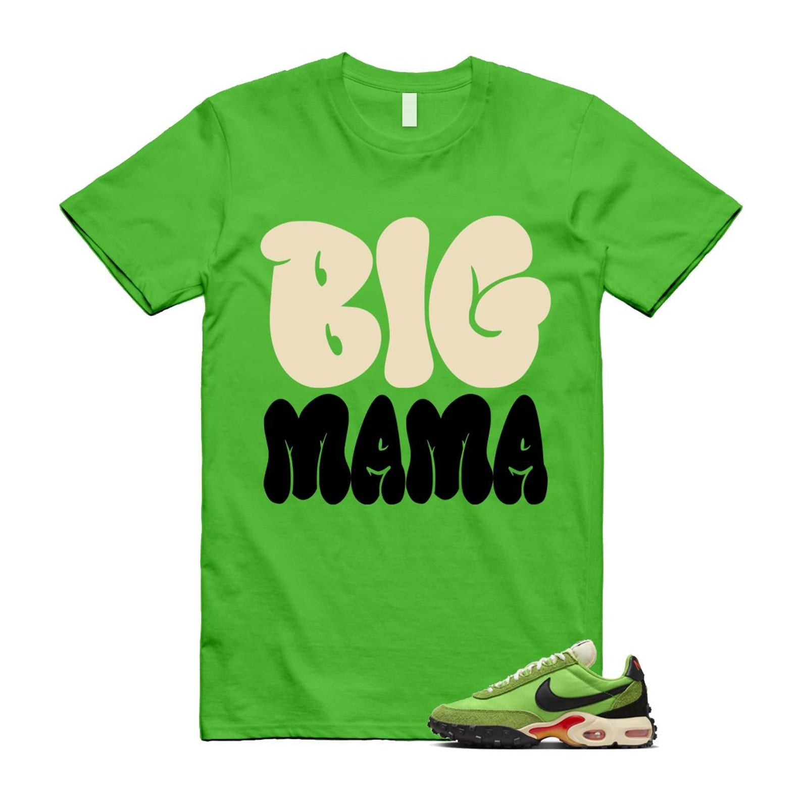 Air Max Waffle Green Racer Action Altitude Black Orange T Shirt Match MAMA FV6946-301 T-Shirt, Sneaker Match Tee