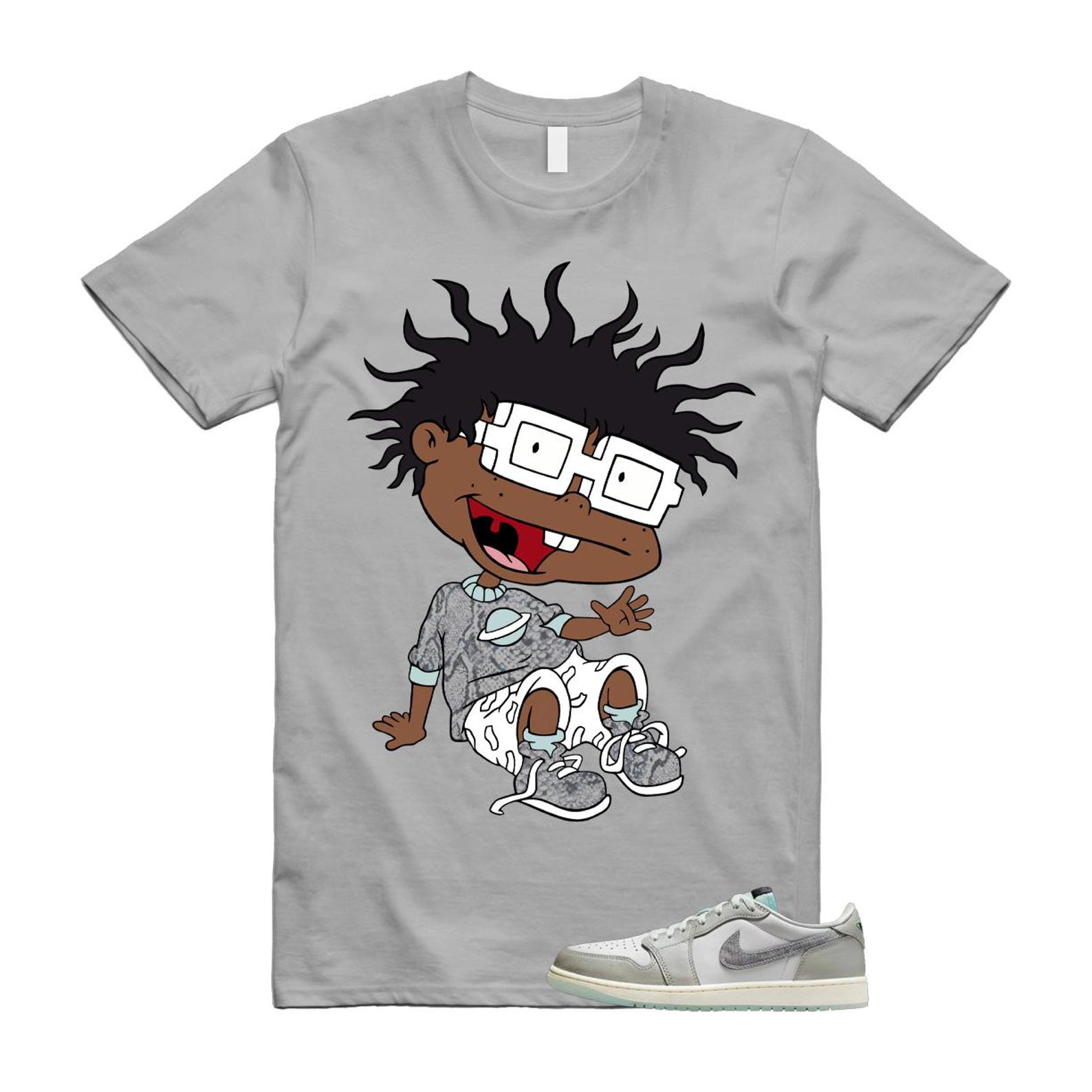 1 Year of the Snake Summit White Photon Dust Barely Green T Shirt Match FINSTER HF3144-100 T-Shirt, Sneaker Match Tee