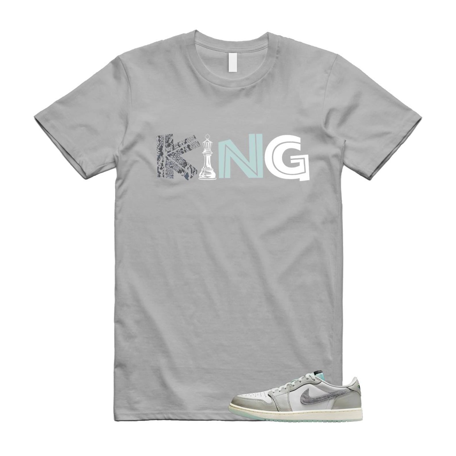 1 Year of the Snake Summit White Photon Dust Barely Green T Shirt Match KING HF3144-100 T-Shirt, Sneaker Match Tee