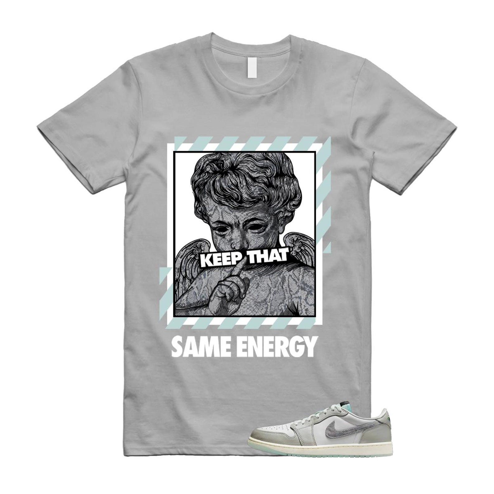 1 Year of the Snake Summit White Photon Dust Barely Green T Shirt Match Keep That Energy HF3144-100 T-Shirt, Sneaker Match Tee