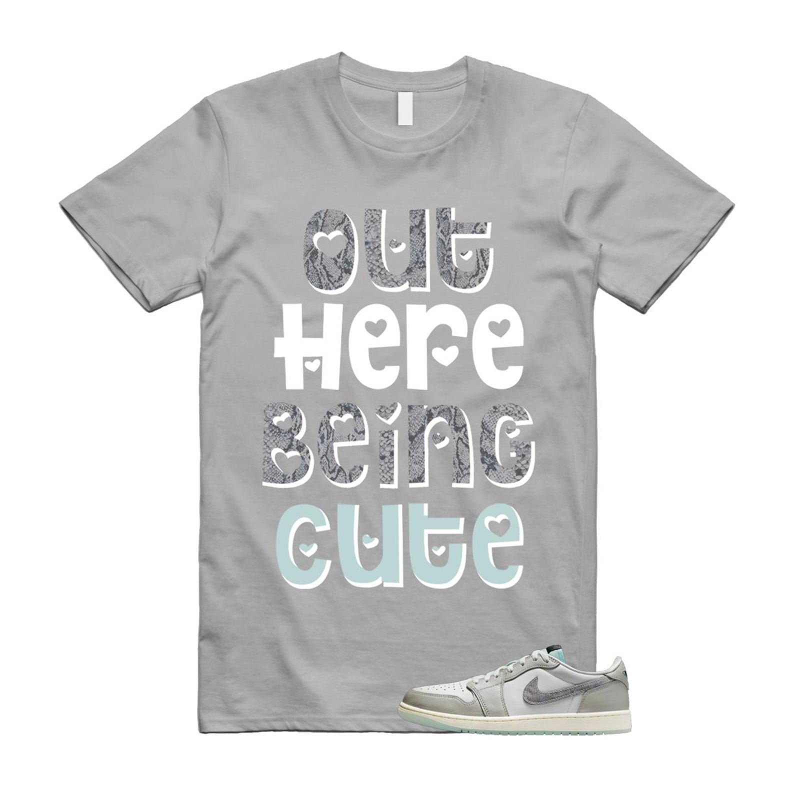 1 Year of the Snake Summit White Photon Dust Barely Green T Shirt Match Out Here Being Cute HF3144-100 T-Shirt, Sneaker Match Tee