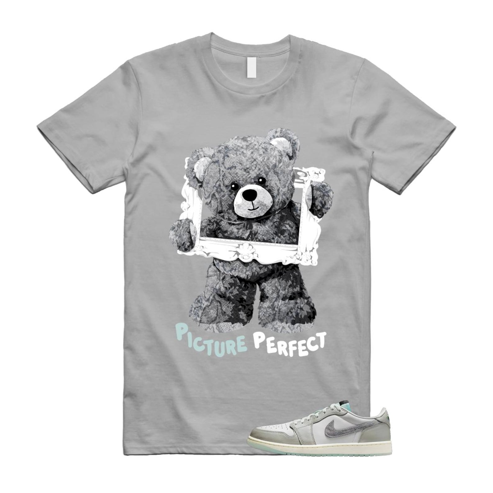 1 Year of the Snake Summit White Photon Dust Barely Green T Shirt Match Picture Perfect HF3144-100 T-Shirt, Sneaker Match Tee