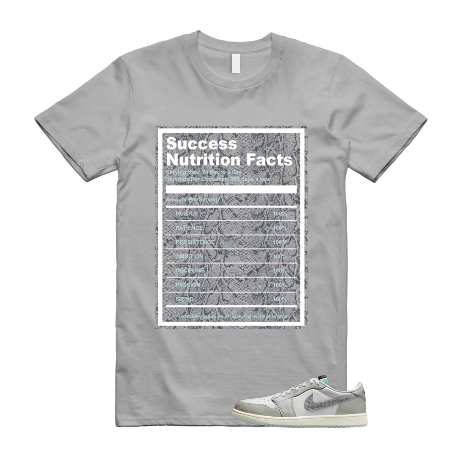 1 Year of the Snake Summit White Photon Dust Barely Green T Shirt Match SUCC HF3144-100 T-Shirt, Sneaker Match Tee