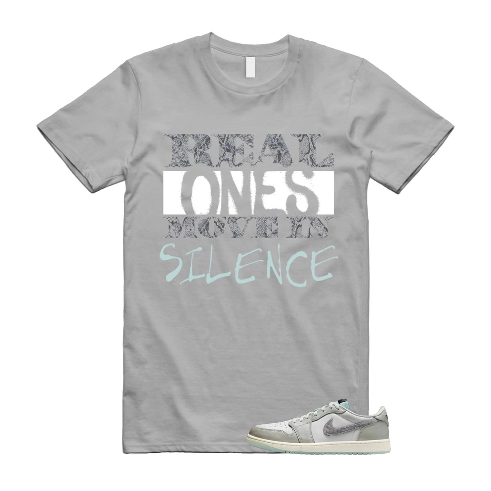 1 Year of the Snake Summit White Photon Dust Barely Green T Shirt Match Real Ones Move in Silence HF3144-100 T-Shirt, Sneaker Match Tee