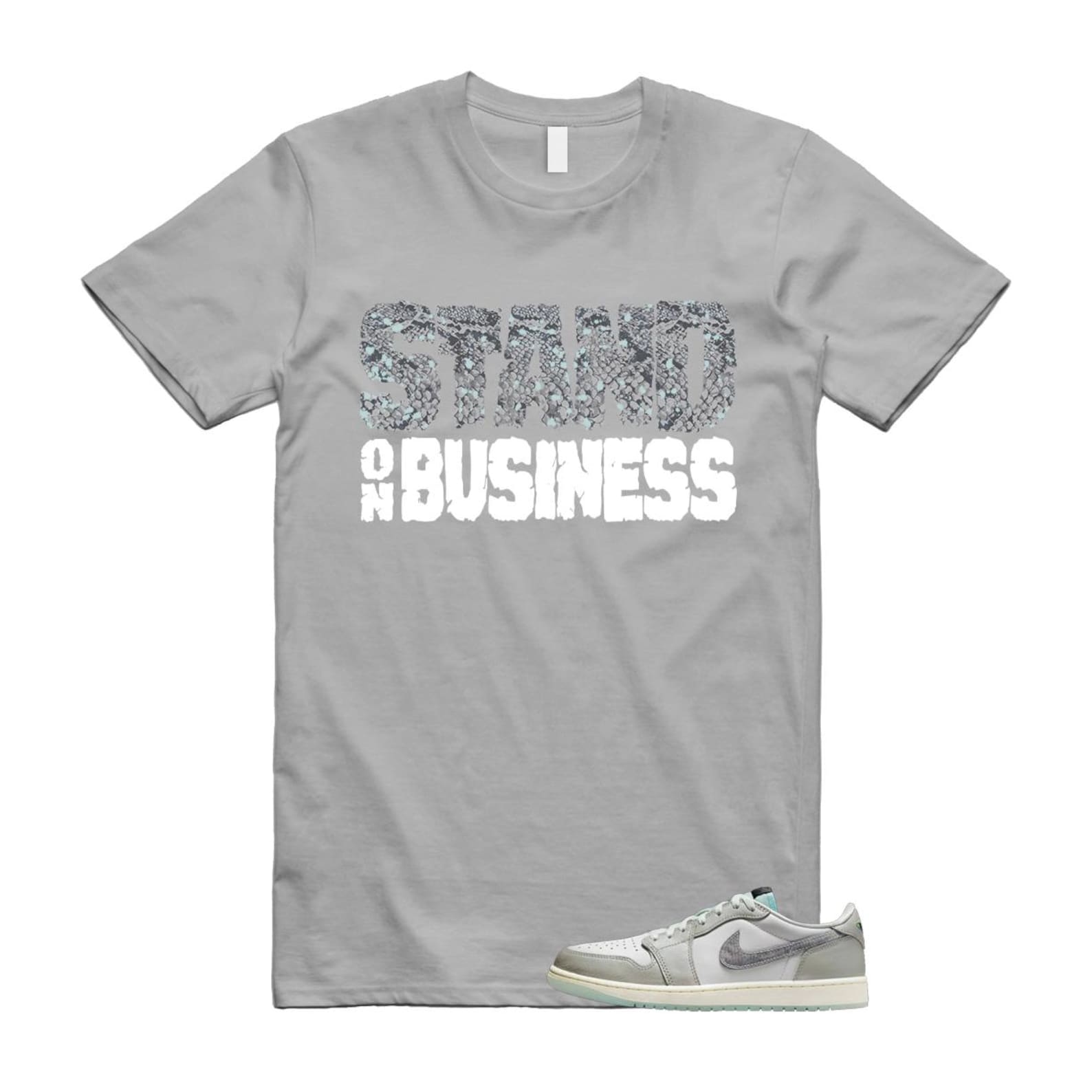 1 Year of the Snake Summit White Photon Dust Barely Green T Shirt Match Stand On Business HF3144-100 T-Shirt, Sneaker Match Tee