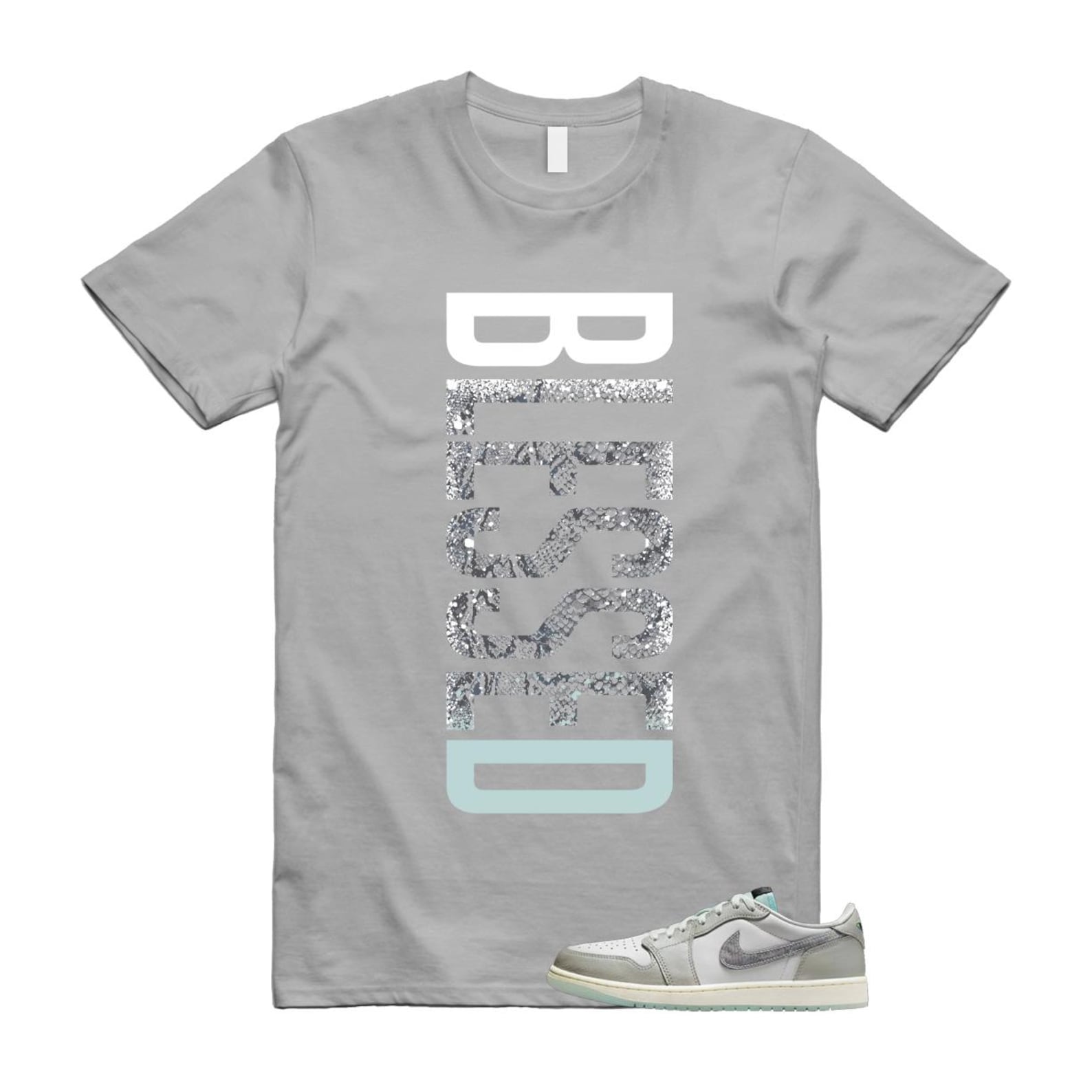1 Year of the Snake Summit White Photon Dust Barely Green T Shirt Match VERTBLS Blessed HF3144-100 T-Shirt, Sneaker Match Tee