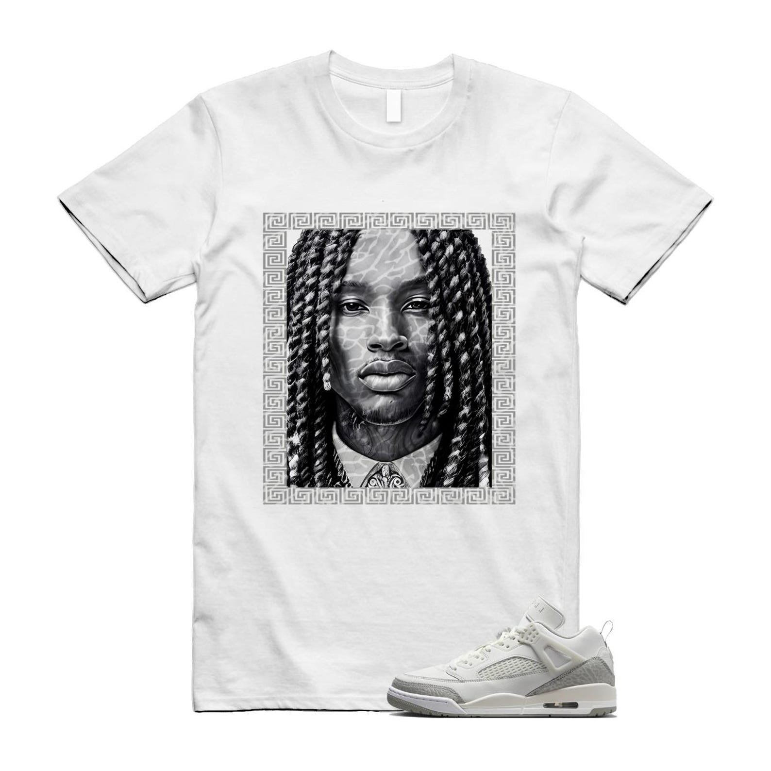 Spizike Summit White Photon Dust Phantom T Shirt Match VON HQ3602-121 T-Shirt, Sneaker Match Tee