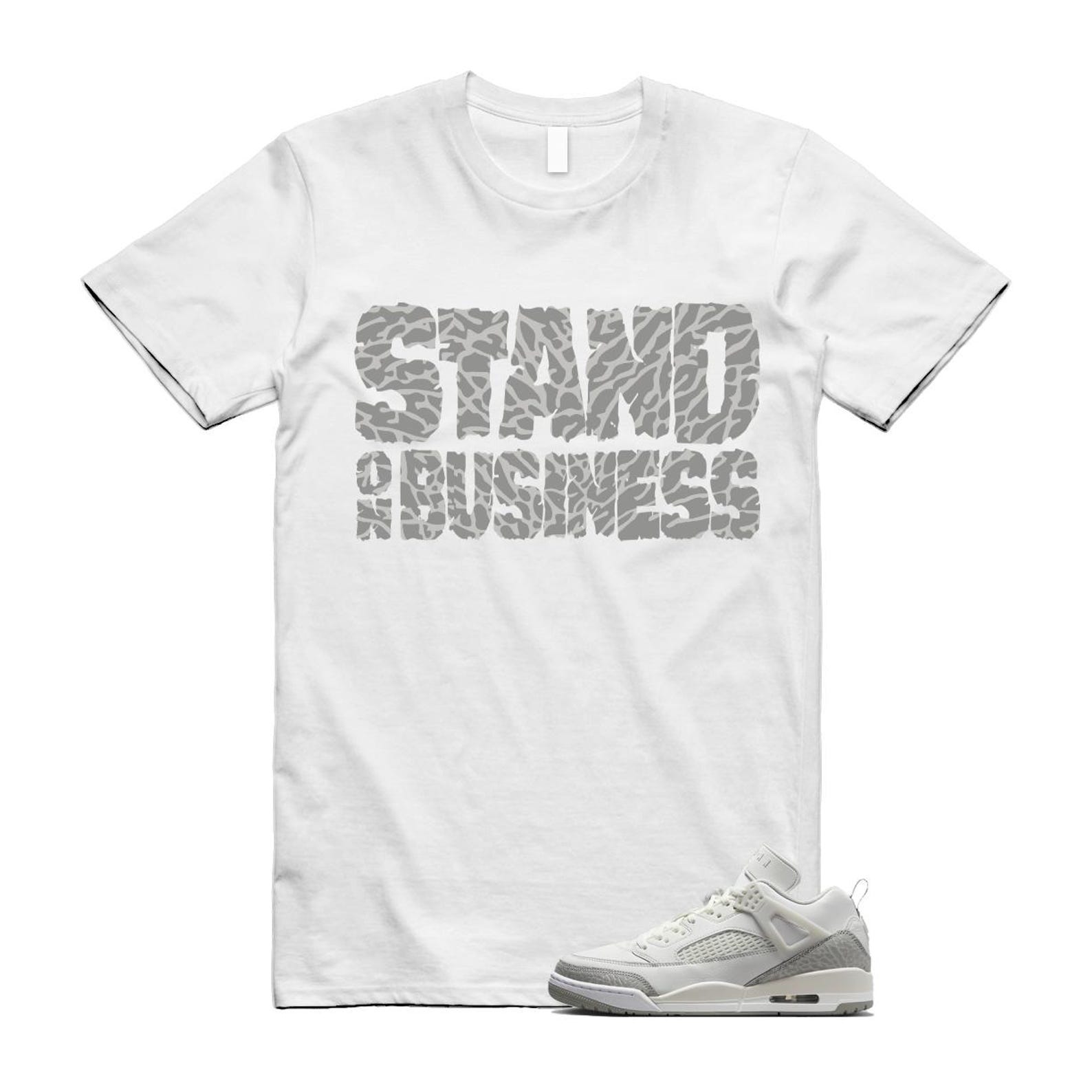 Spizike Summit White Photon Dust Phantom T Shirt Match SOB HQ3602-121 T-Shirt, Sneaker Match Tee