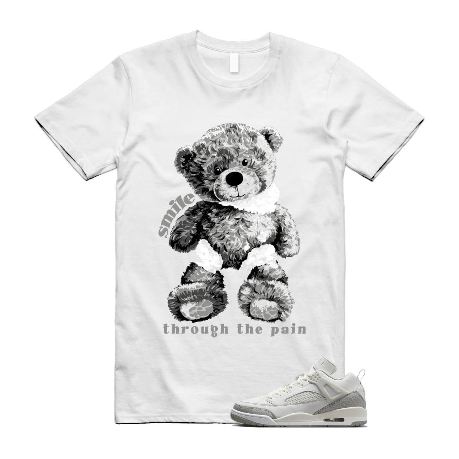Spizike Summit White Photon Dust Phantom T Shirt Match SMILE HQ3602-121 T-Shirt, Sneaker Match Tee