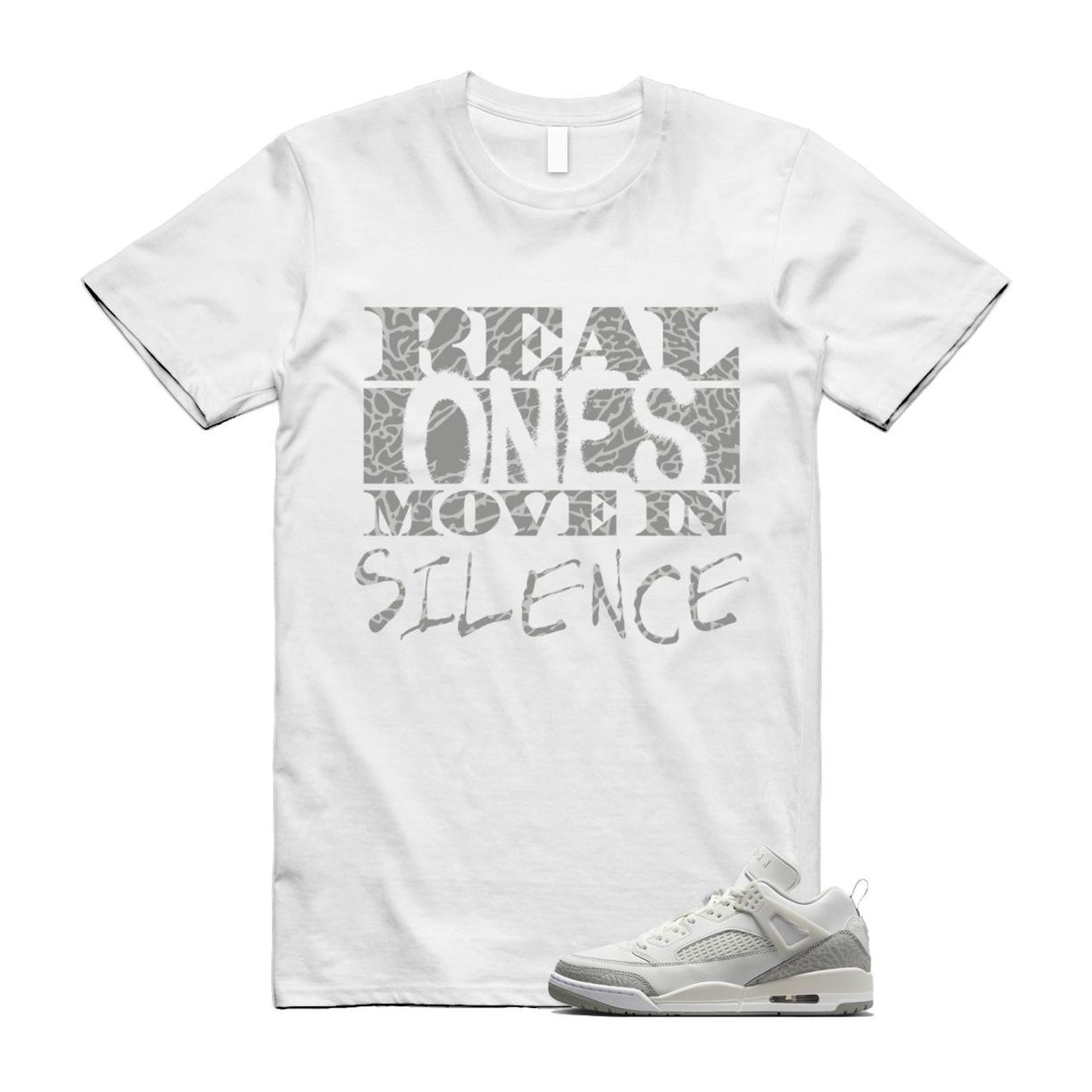 Spizike Summit White Photon Dust Phantom T Shirt Match REAL HQ3602-121 T-Shirt, Sneaker Match Tee