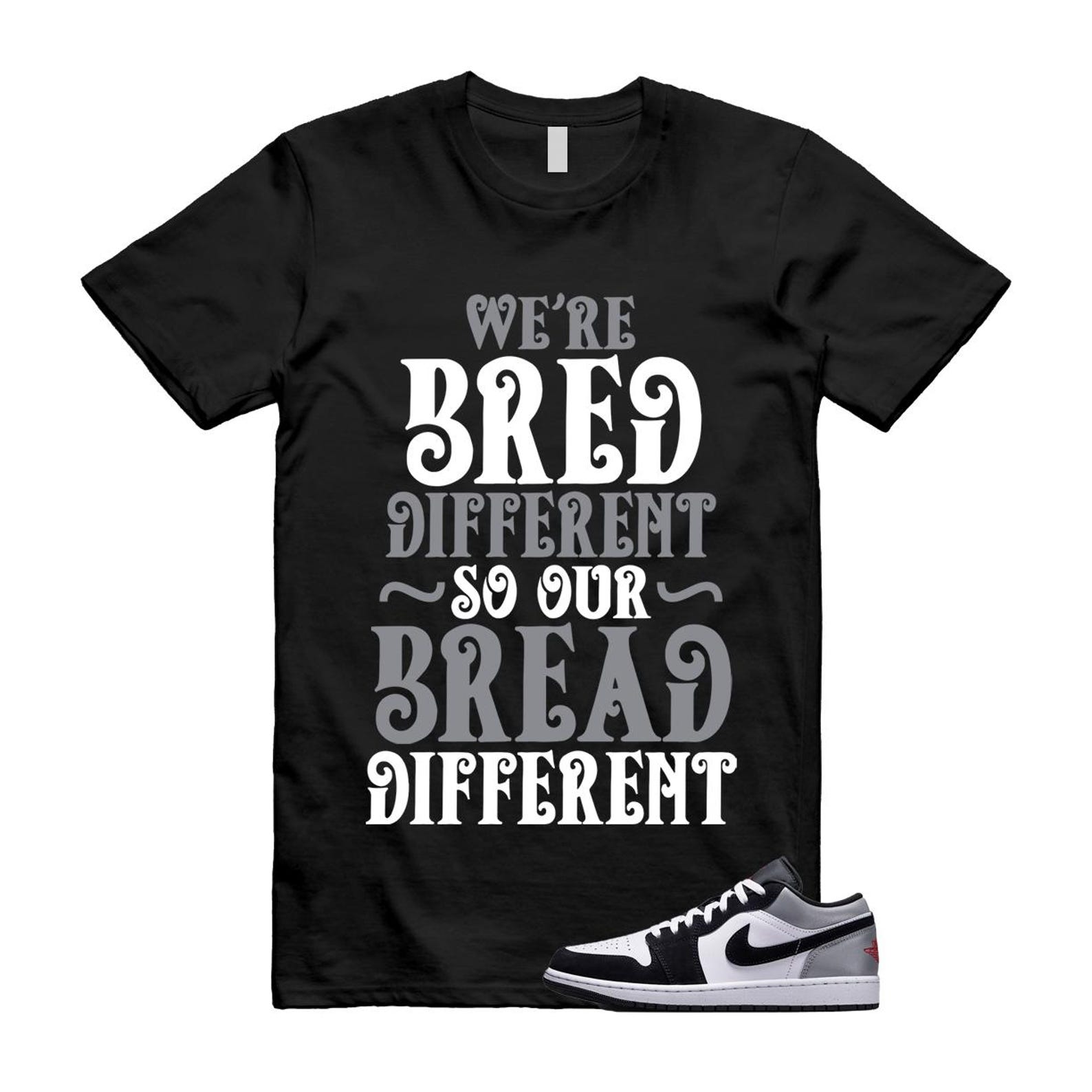 1 Black Matte Silver White Fire Red T Shirt Match BREAD HF3148-106 T-Shirt, Sneaker Match Tee