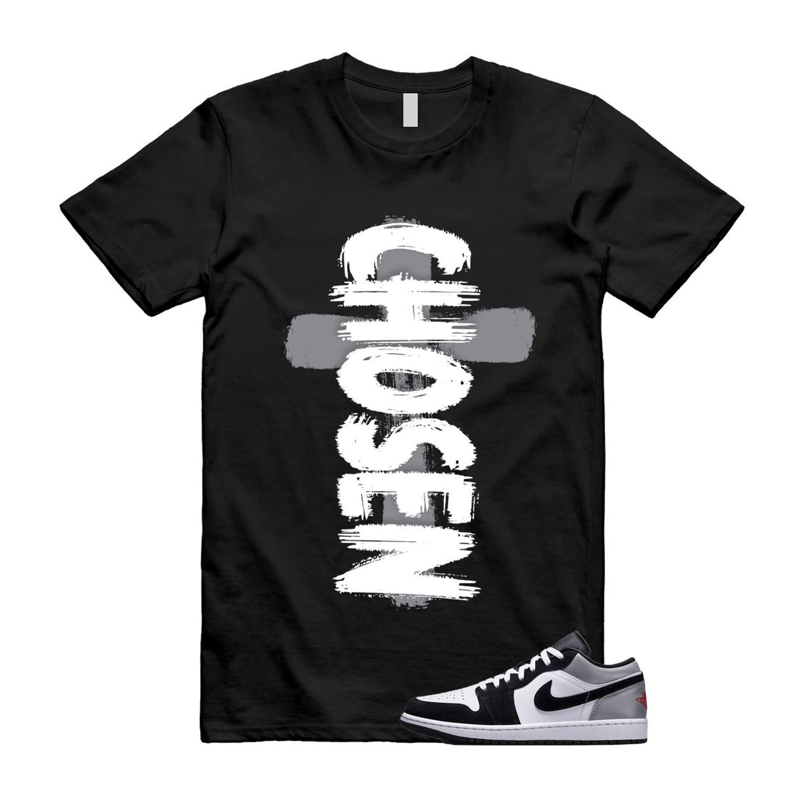 1 Black Matte Silver White Fire Red T Shirt Match CHOSEN HF3148-106 T-Shirt, Sneaker Match Tee