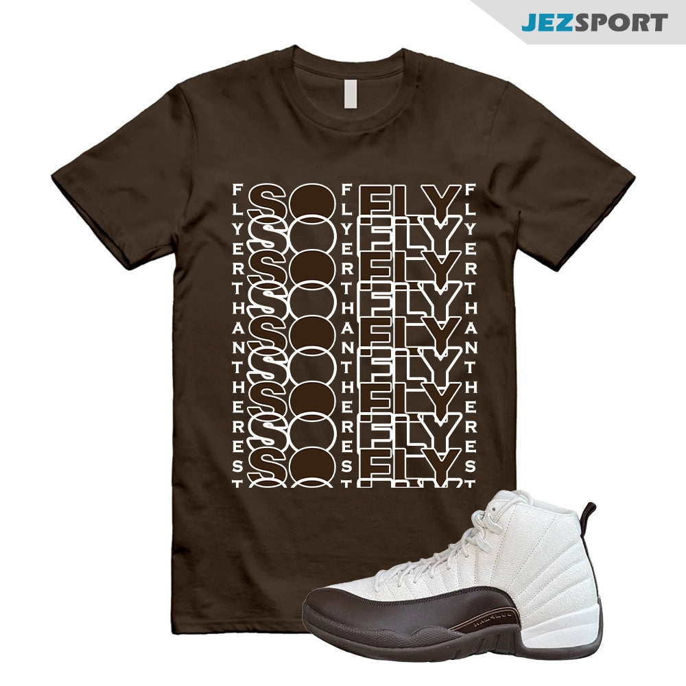 SoleFly Tee Shirt To Match SoleFly X Air Jordan 12 Retro Sp Cafecito T-shirt, FZ5026-100 Sneaker Match Tees T-Shirt, Sneaker Match Tee