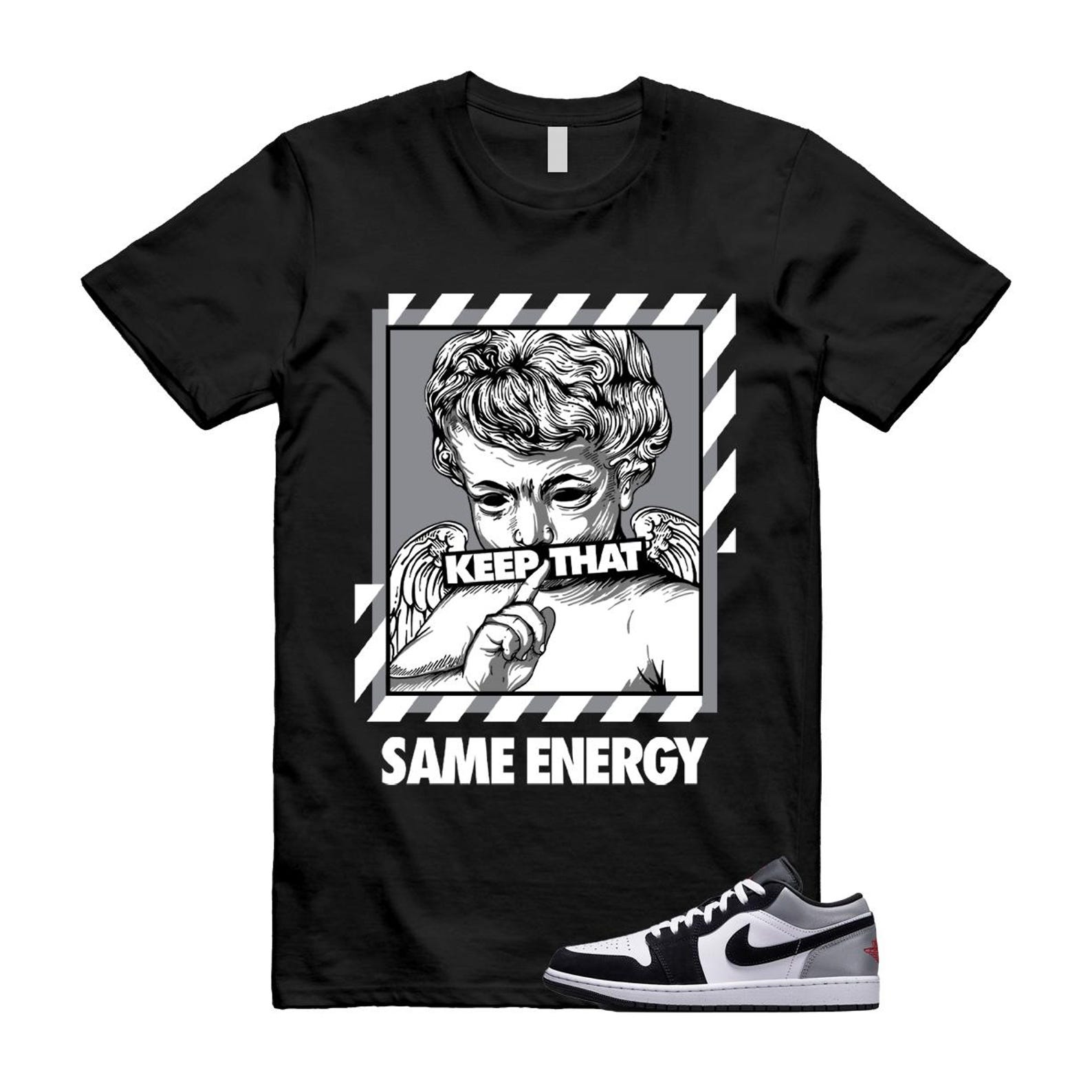 1 Black Matte Silver White Fire Red T Shirt Match ENERGY HF3148-106 T-Shirt, Sneaker Match Tee