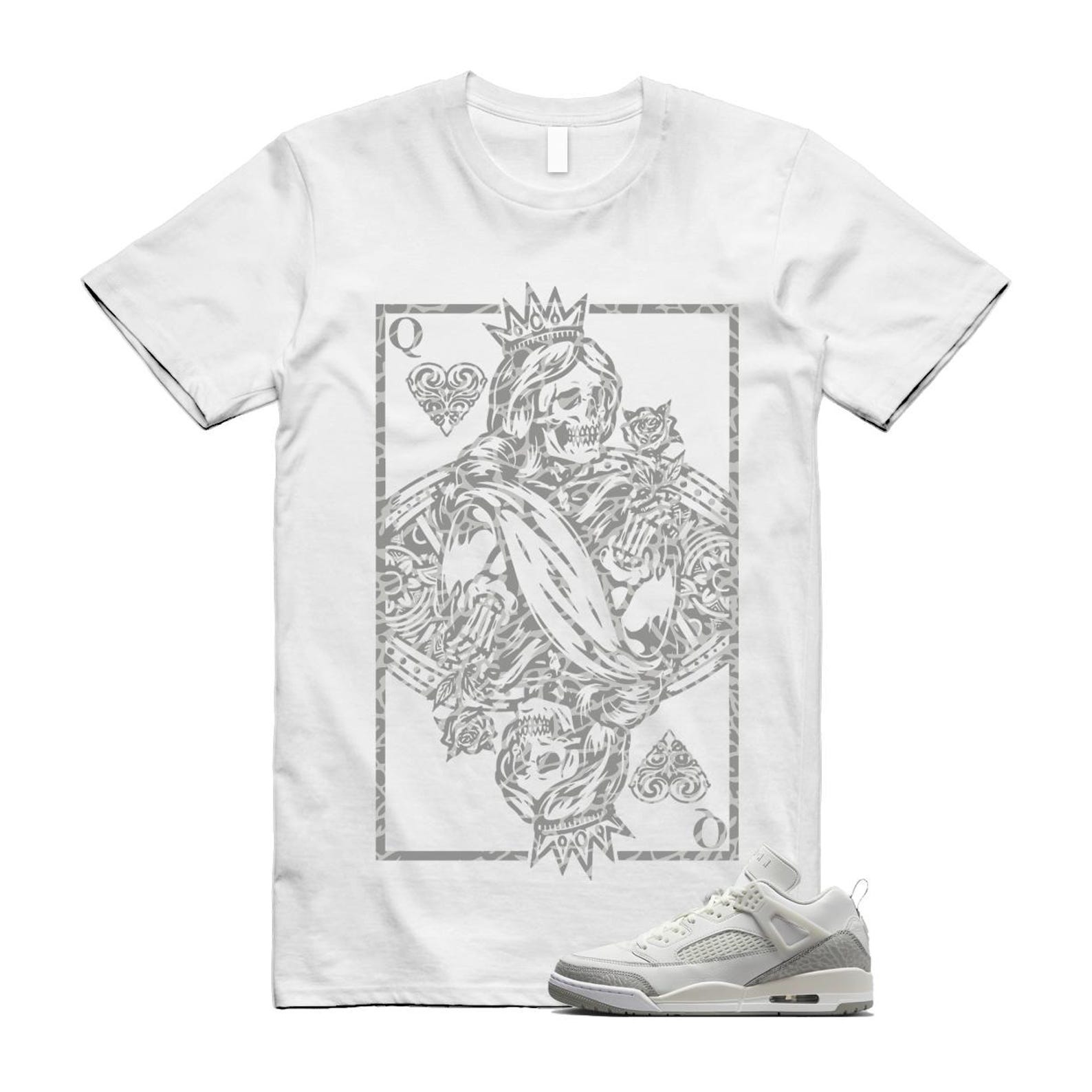 Spizike Summit White Photon Dust Phantom T Shirt Match QC HQ3602-121 T-Shirt, Sneaker Match Tee