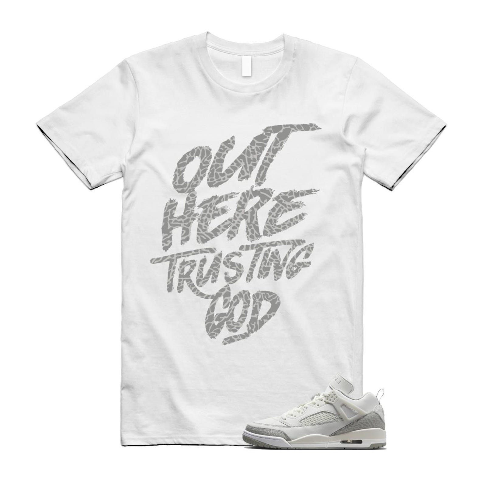 Spizike Summit White Photon Dust Phantom T Shirt Match TG HQ3602-121 T-Shirt, Sneaker Match Tee