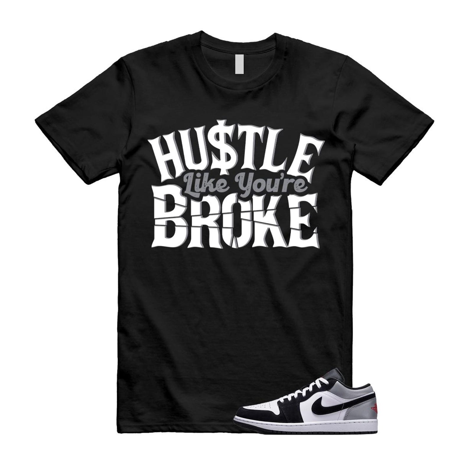 1 Black Matte Silver White Fire Red T Shirt Match BROKE HF3148-106 T-Shirt, Sneaker Match Tee