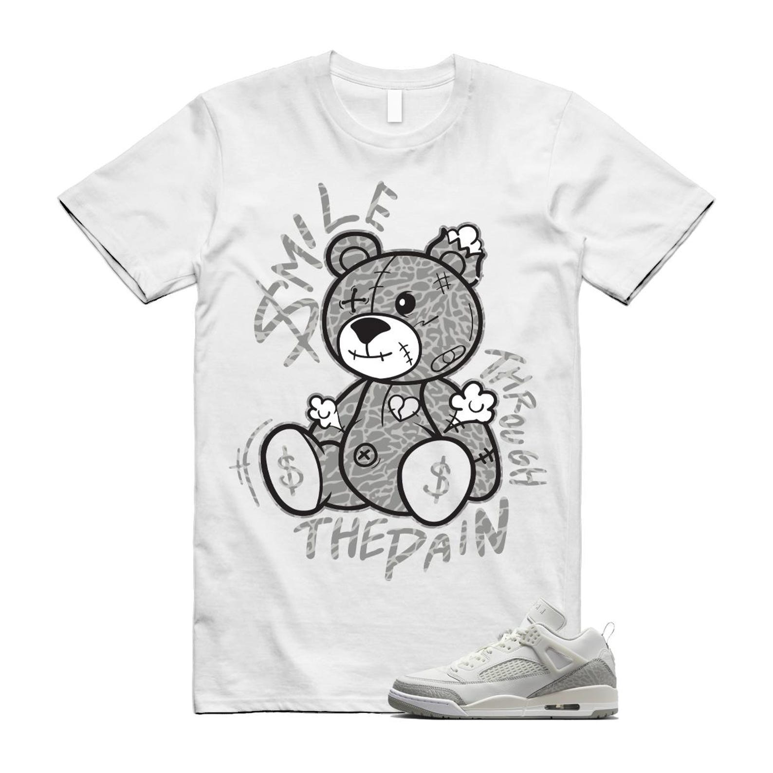 Spizike Summit White Photon Dust Phantom T Shirt Match SM2 HQ3602-121 T-Shirt, Sneaker Match Tee