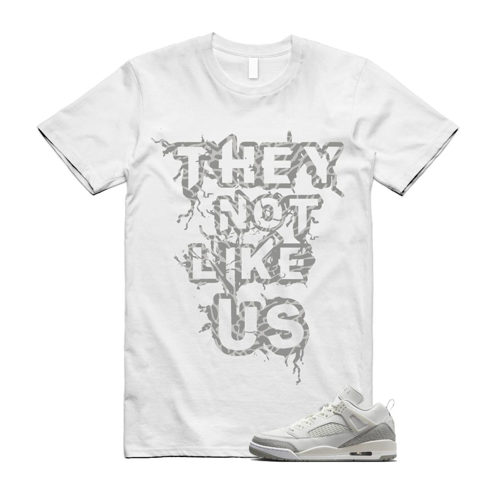 Spizike Summit White Photon Dust Phantom T Shirt Match US HQ3602-121 T-Shirt, Sneaker Match Tee