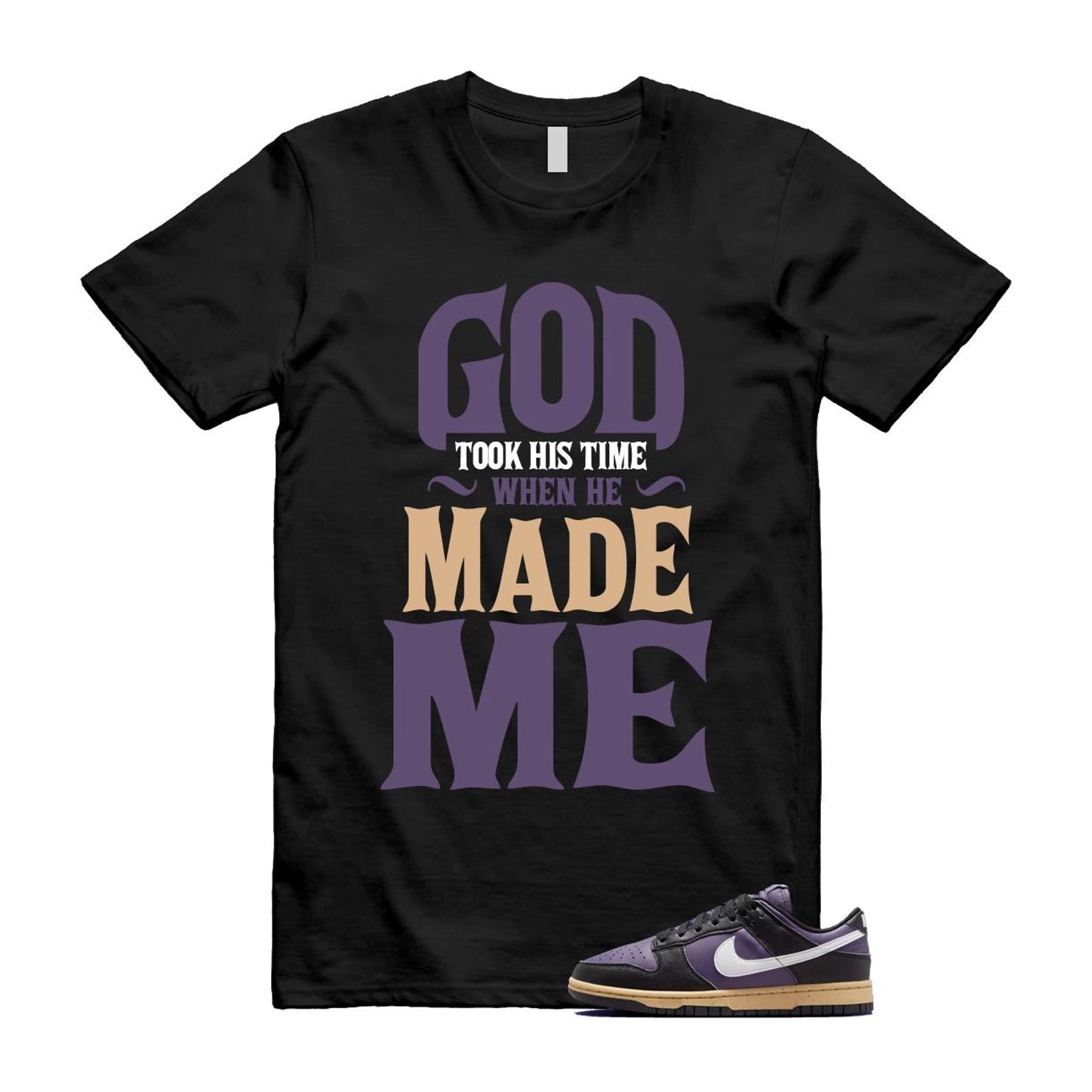 Dunk Dark Raisin Black White Sesame Next Nature T Shirt Match GTHT DD1873-500 T-Shirt, Sneaker Match Tee