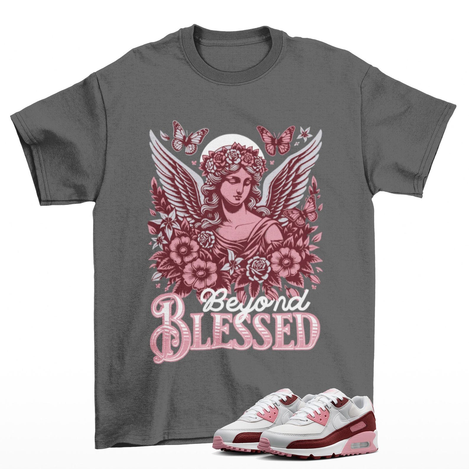 Beyond Blessed Sneaker T Shirt to Match Air Max 90 SE Neapolitan, HM9451-600 T-Shirt, Sneaker Match Tee