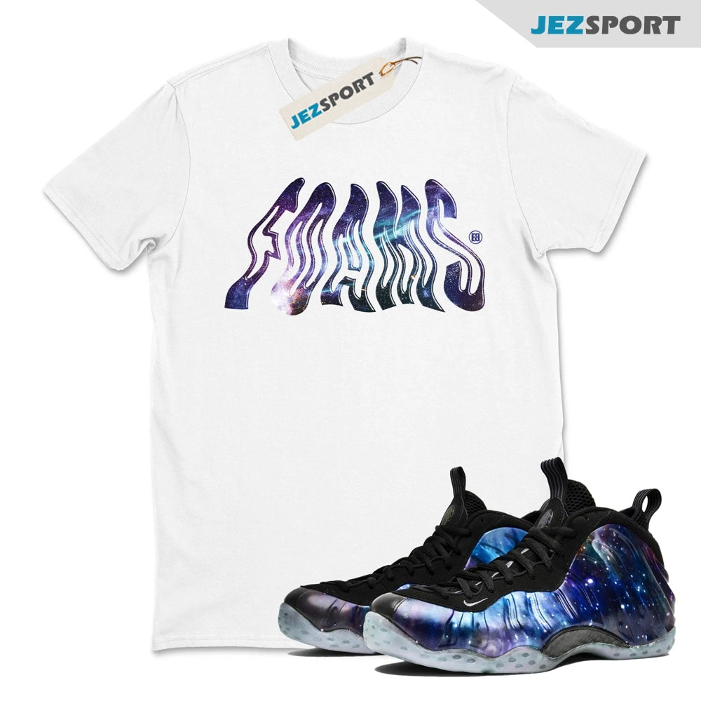Foams Sneaker Tee, Unisex Cotton Sneaker Shirts To Match Jordans Foams One Galaxy, FQ4303-400 Sneaker Match Tees T-Shirt, Sneaker Match Tee