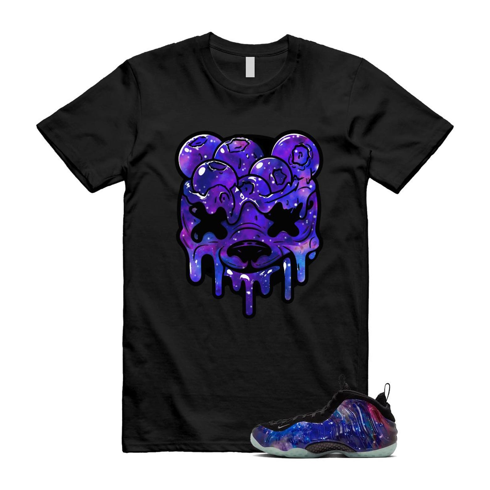 Galaxy Air Foamposite One 2025 Obsidian Black Anthracite T Shirt Match DBEAR, FQ4303-400 Sneaker Match Tees T-Shirt, Sneaker Match Tee
