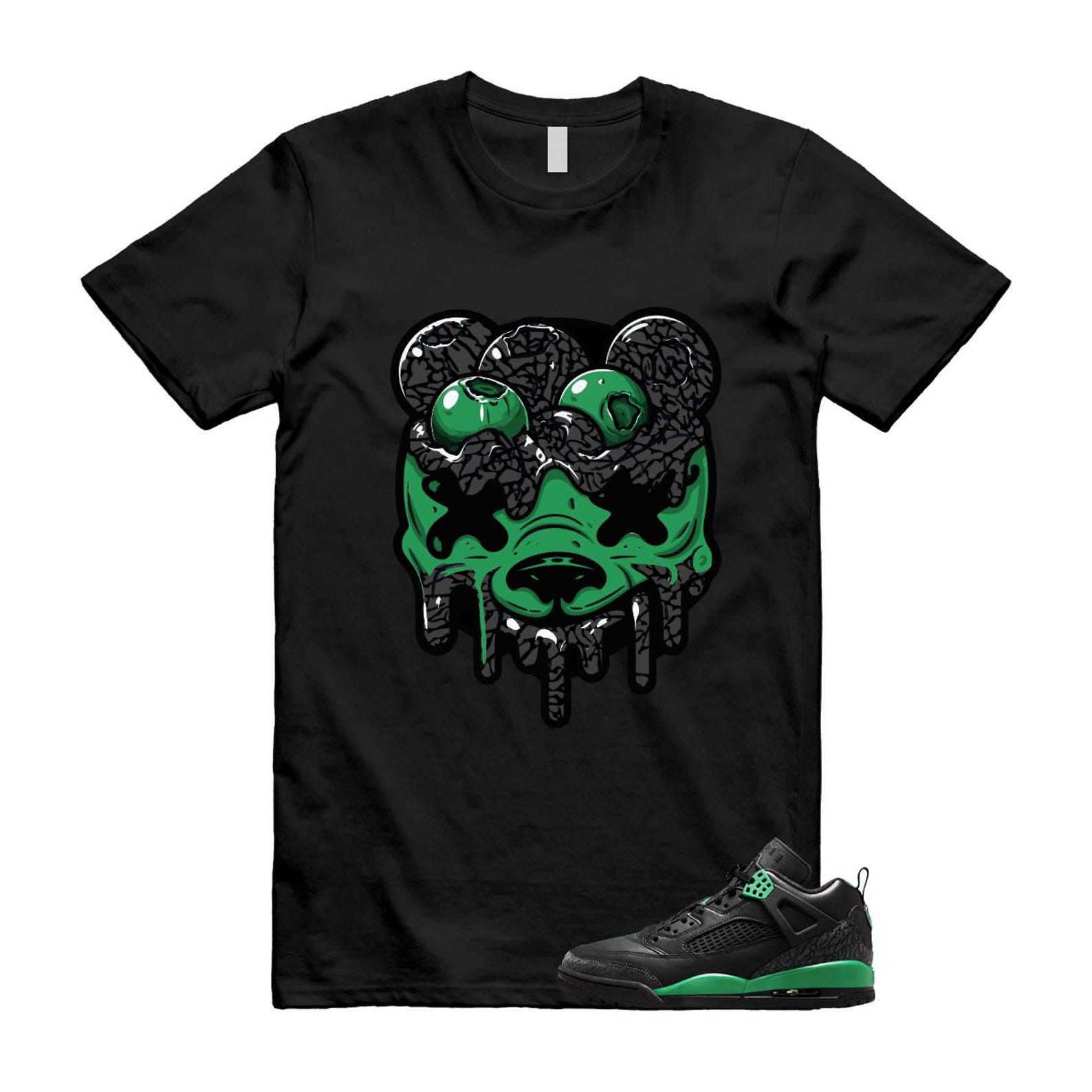 Spizike Pine Green Black Anthracite T Shirt Match DBEAR, FQ1759-003 T-Shirt, Sneaker Match Tee
