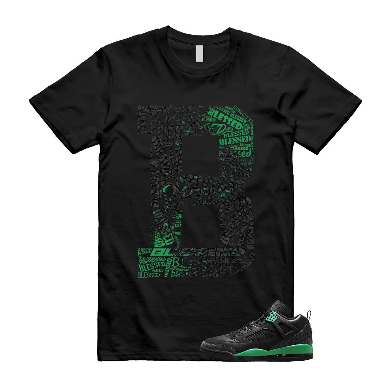 Spizike Pine Green Black Anthracite T Shirt Match B BLS, FQ1759-003 T-Shirt, Sneaker Match Tee