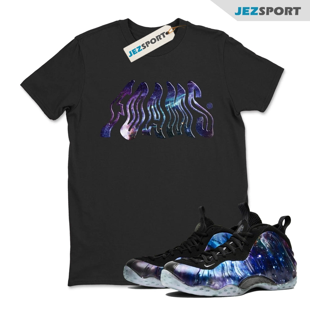 Foams Sneaker Tee, Unisex Cotton Sneaker Shirts To Match Jordans Foams One Galaxy, FQ4303-400 Sneaker Match Tees T-Shirt, Sneaker Match Tee