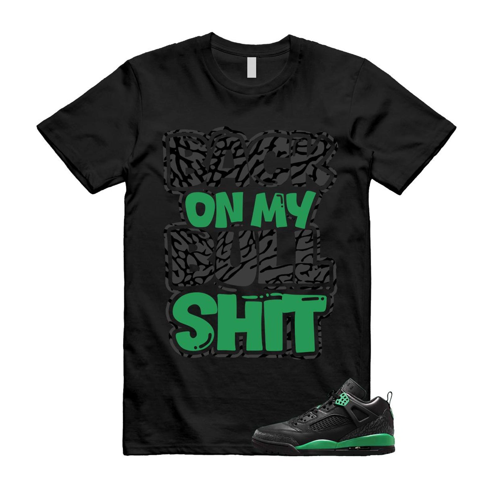 Spizike Pine Green Black Anthracite T Shirt Match BULL, FQ1759-003 T-Shirt, Sneaker Match Tee