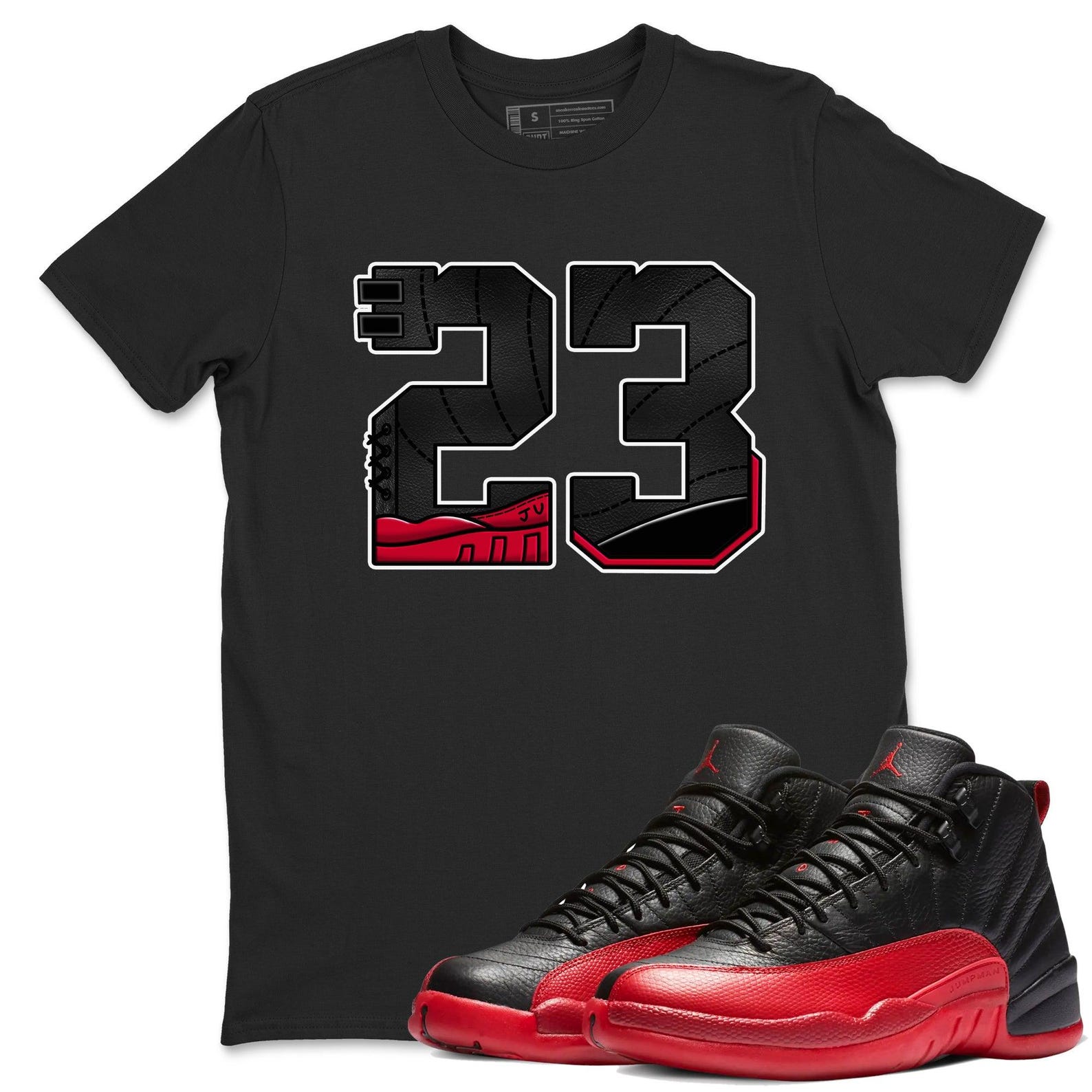 23 Unisex Graphic T-Shirts To Match Sneakers 12s Retro Flu Game, CT8013-002 T-Shirt, Sneaker Match Tee
