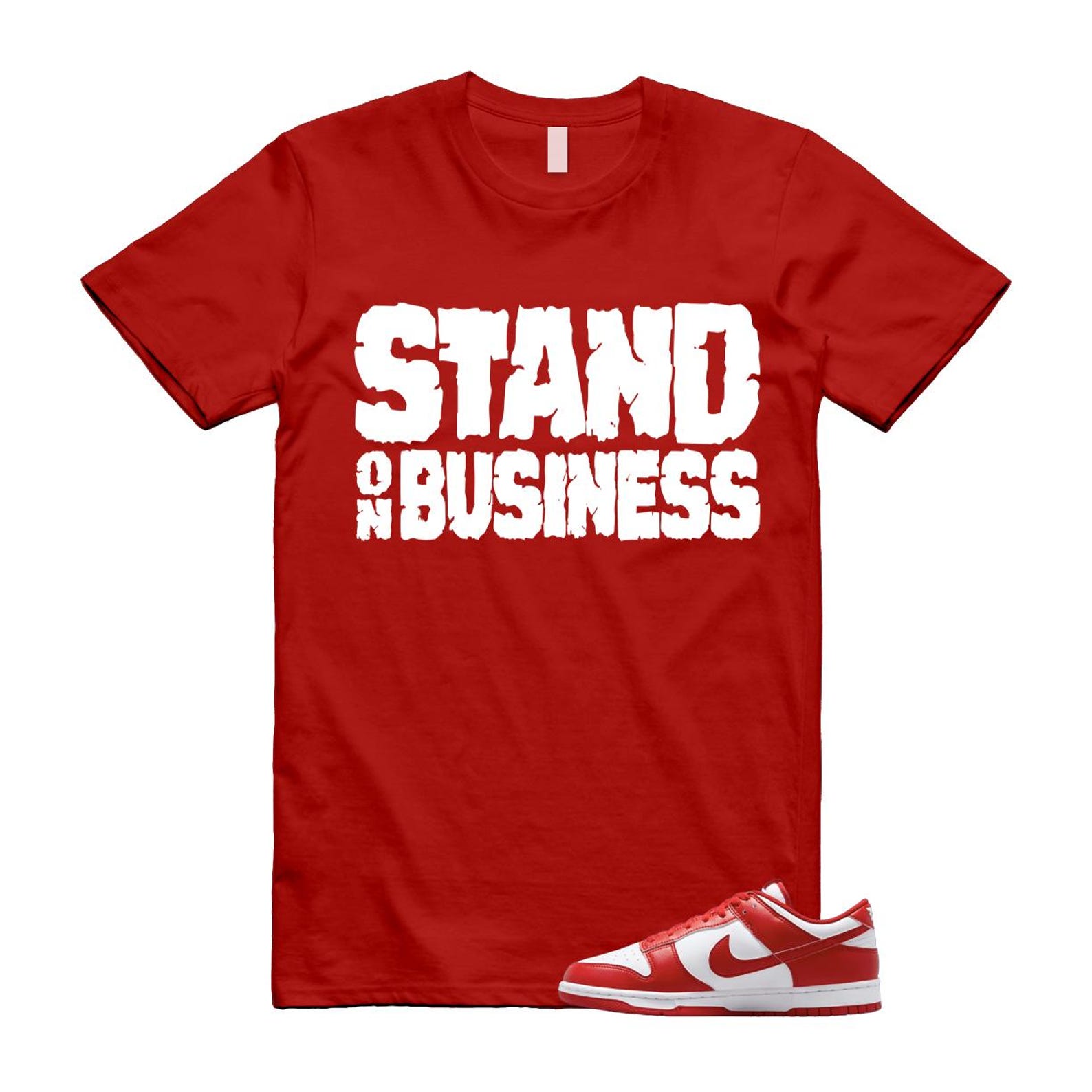 Dunk St Johns University Red White 2025 T Shirt Match SOB CU1727-100 T-Shirt, Sneaker Match Tee
