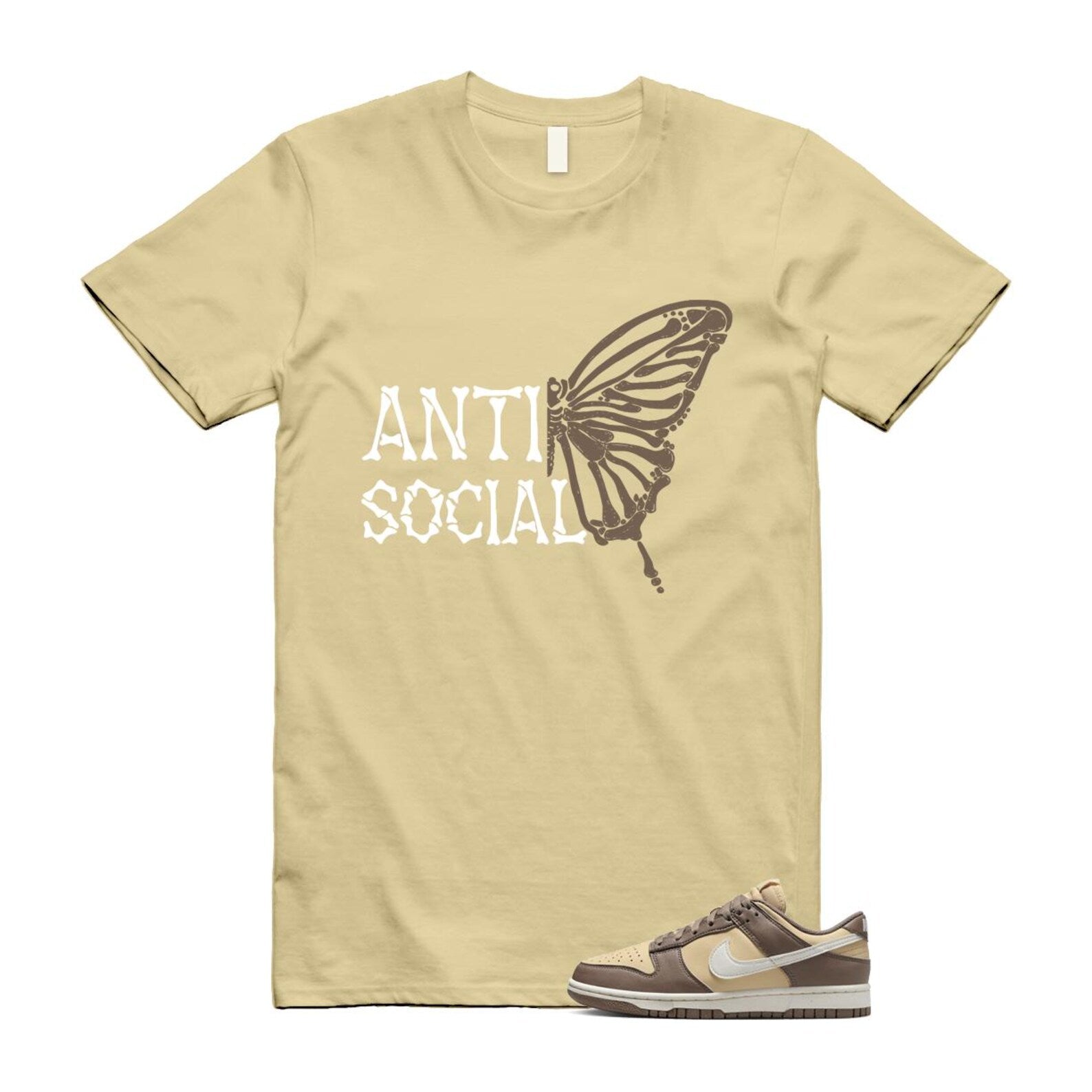 Dunk Mink Brown Sesame Coconut Milk Low Next Nature T Shirt Match ASB DD1873-201 T-Shirt, Sneaker Match Tee