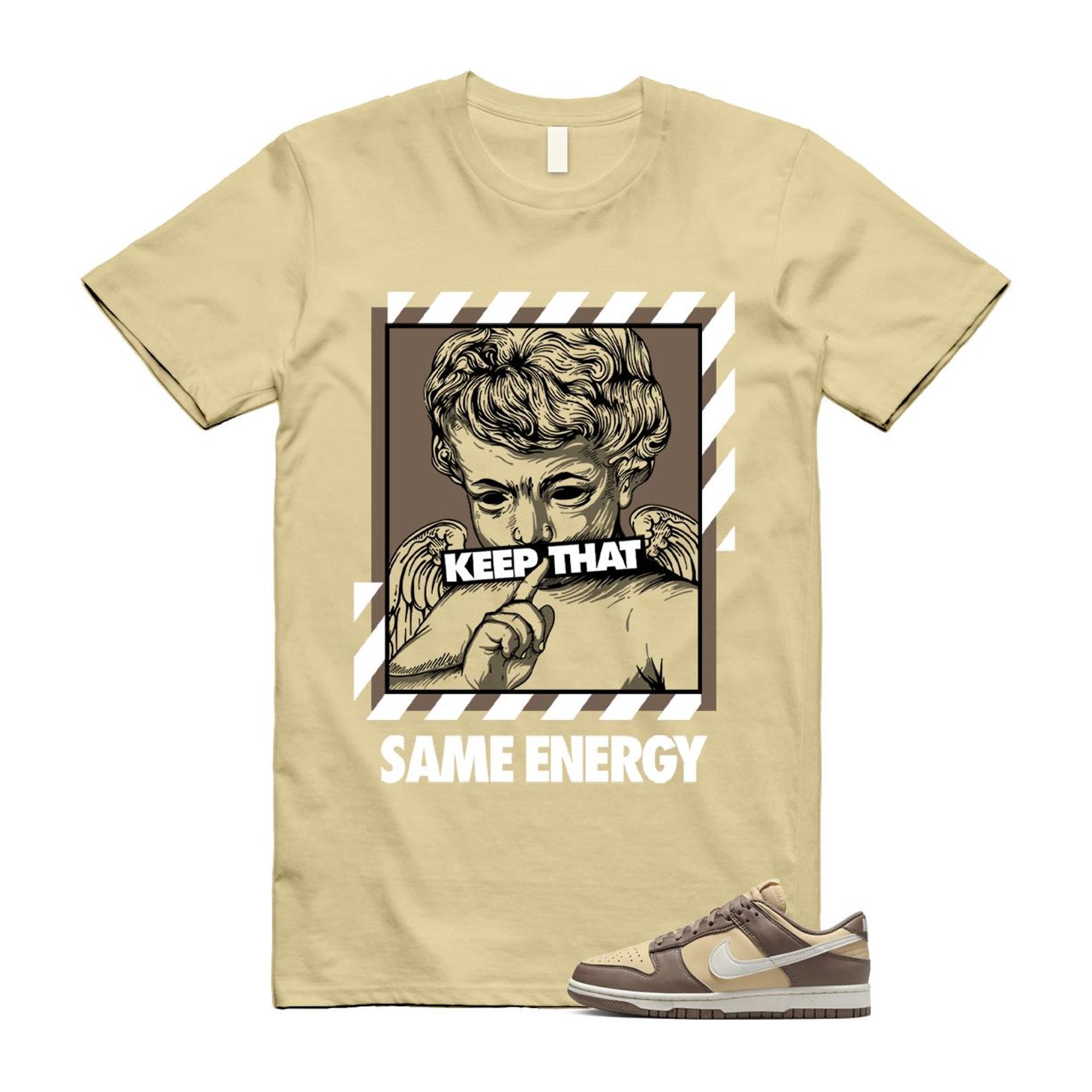 Dunk Mink Brown Sesame Coconut Milk Low Next Nature T Shirt Match ENERGY DD1873-201 T-Shirt, Sneaker Match Tee