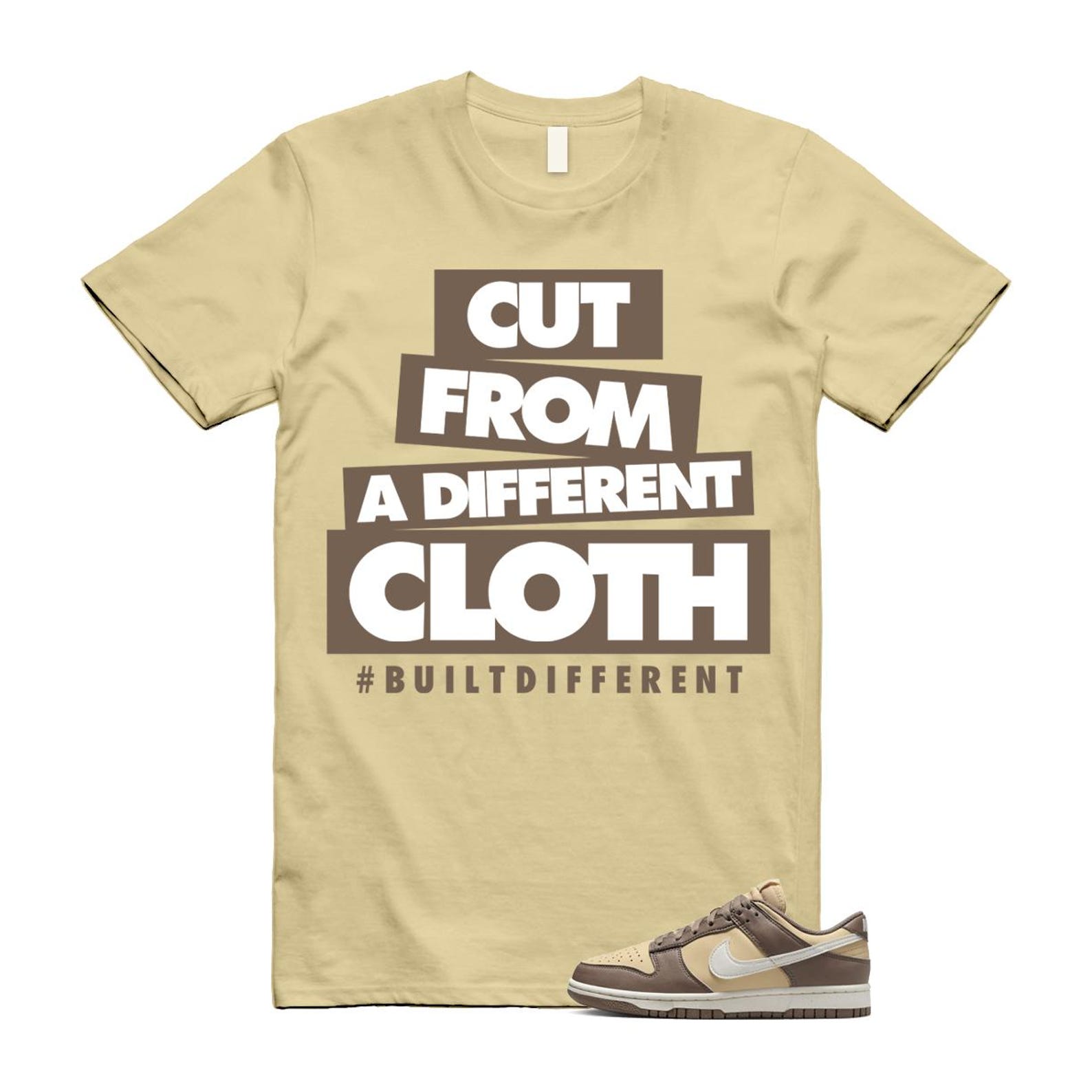 Dunk Mink Brown Sesame Coconut Milk Low Next Nature T Shirt Match CLOTH DD1873-201 T-Shirt, Sneaker Match Tee