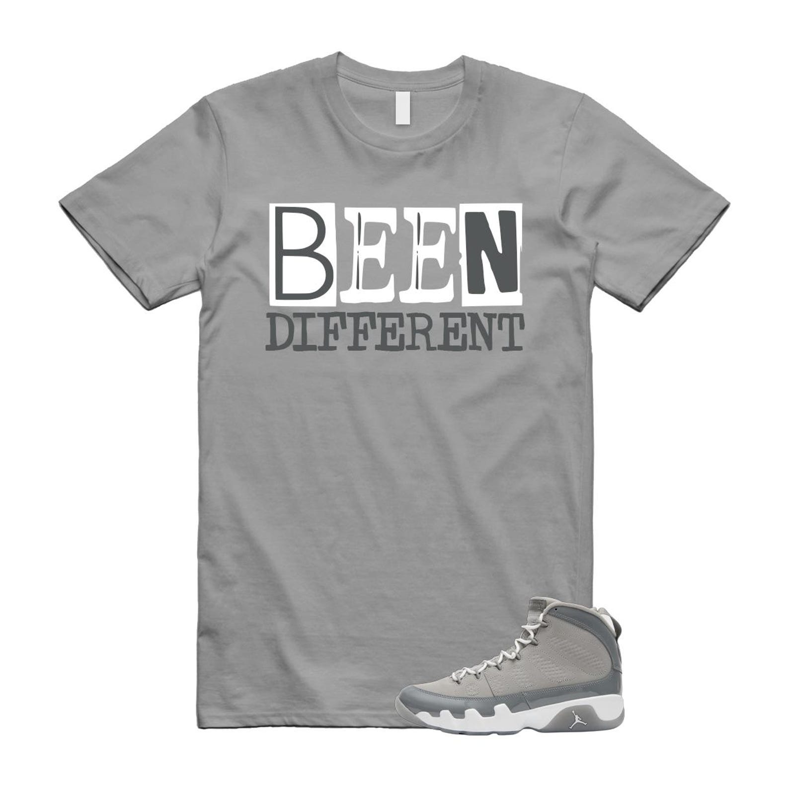 9 Cool Grey White 2025 T Shirt Match BEEN HV4794-011 T-Shirt, Sneaker Match Tee