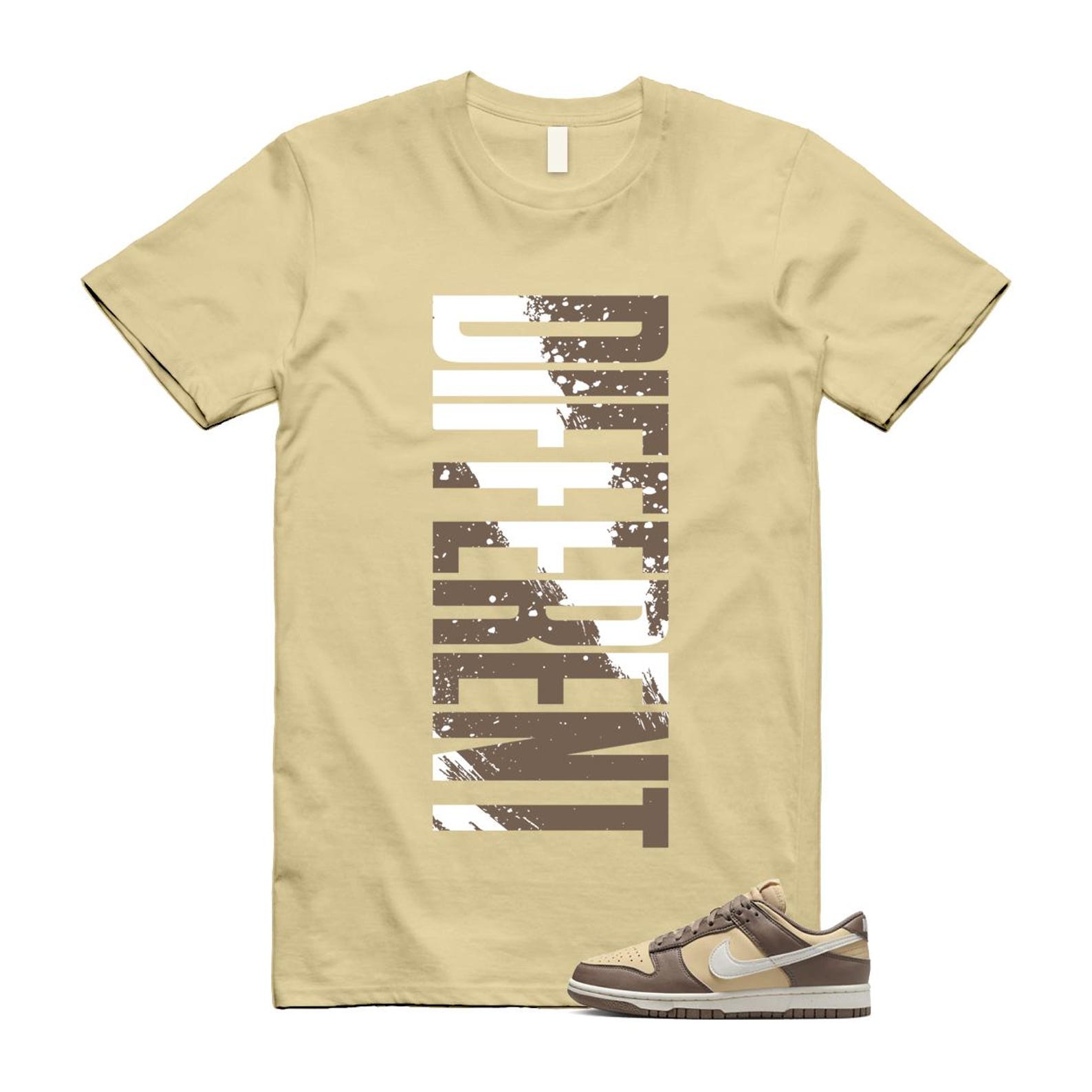Dunk Mink Brown Sesame Coconut Milk Low Next Nature T Shirt Match DFRNT DD1873-201 T-Shirt, Sneaker Match Tee