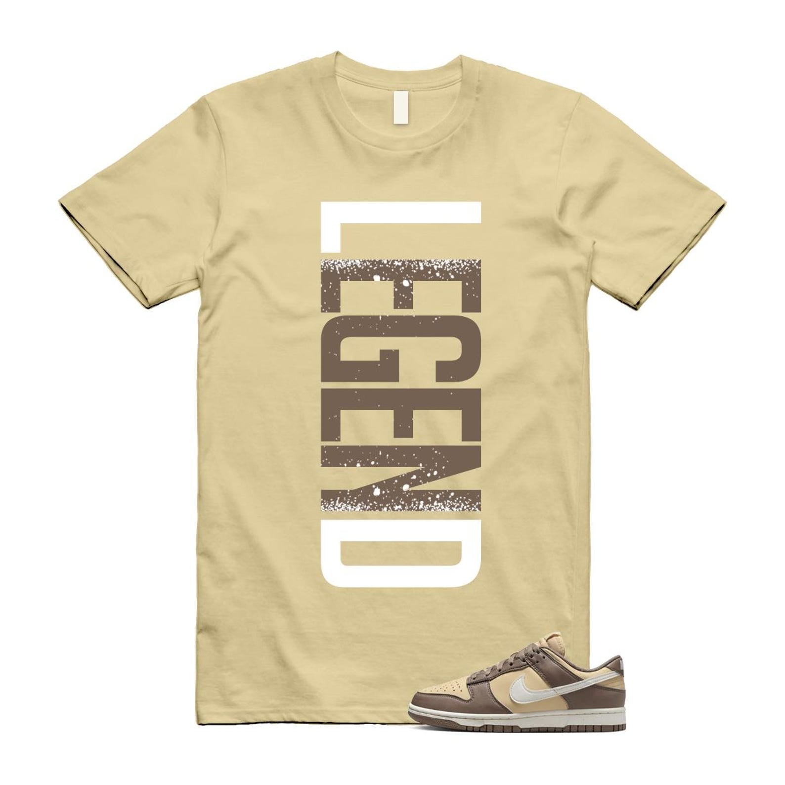Dunk Mink Brown Sesame Coconut Milk Low Next Nature T Shirt Match LEGEND DD1873-201 T-Shirt, Sneaker Match Tee