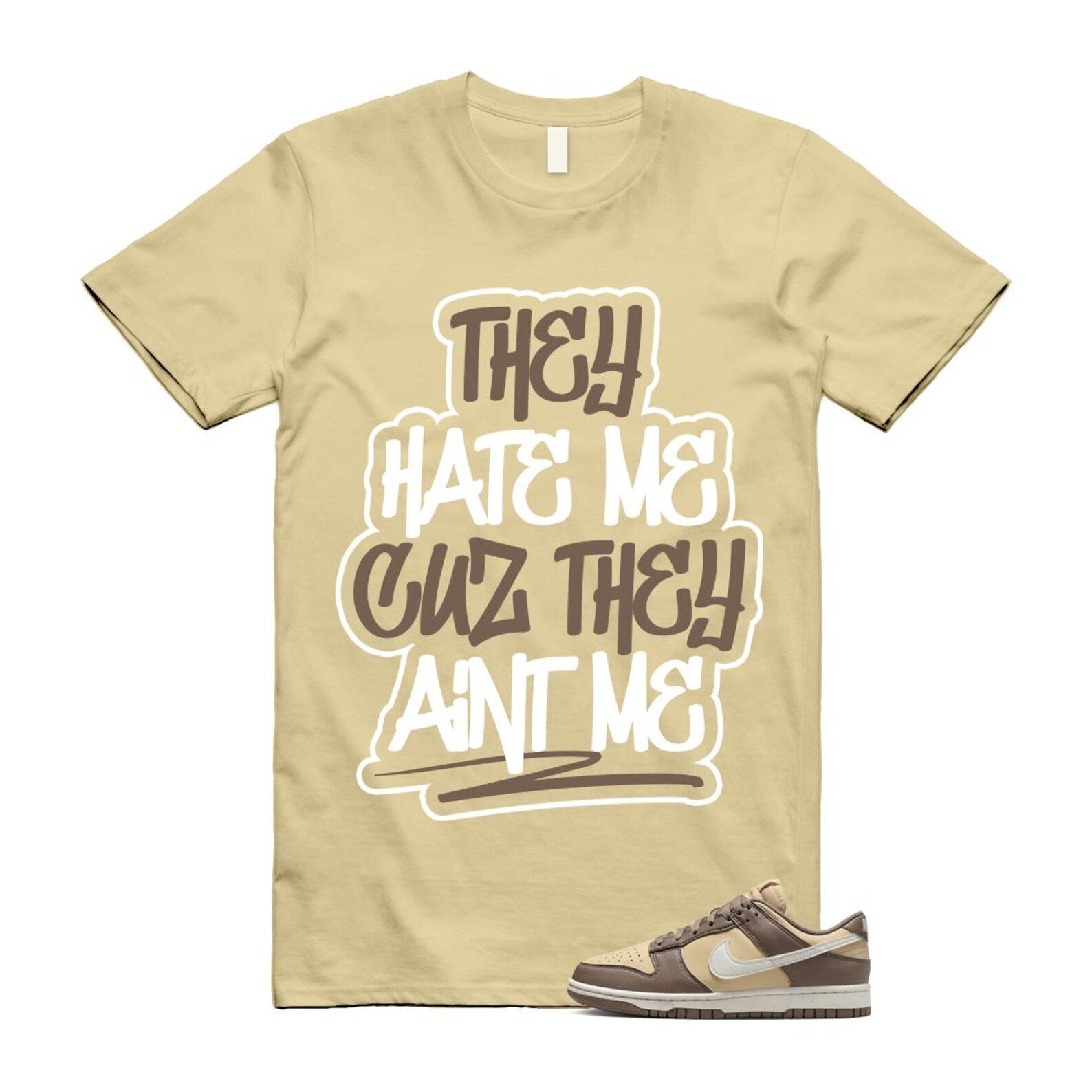 Dunk Mink Brown Sesame Coconut Milk Low Next Nature T Shirt Match AINT DD1873-201 T-Shirt, Sneaker Match Tee