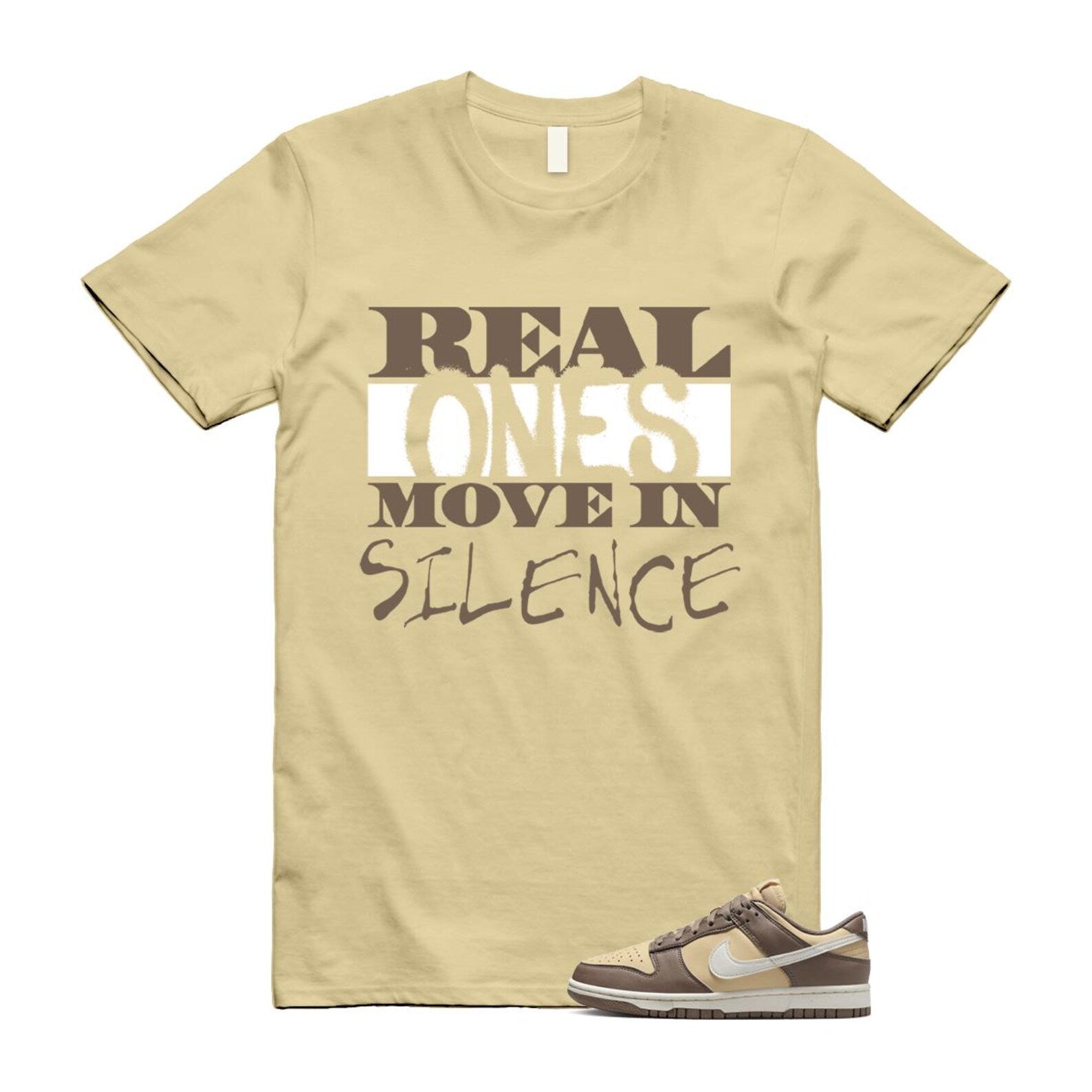 Dunk Mink Brown Sesame Coconut Milk Low Next Nature T Shirt Match REAL DD1873-201 T-Shirt, Sneaker Match Tee